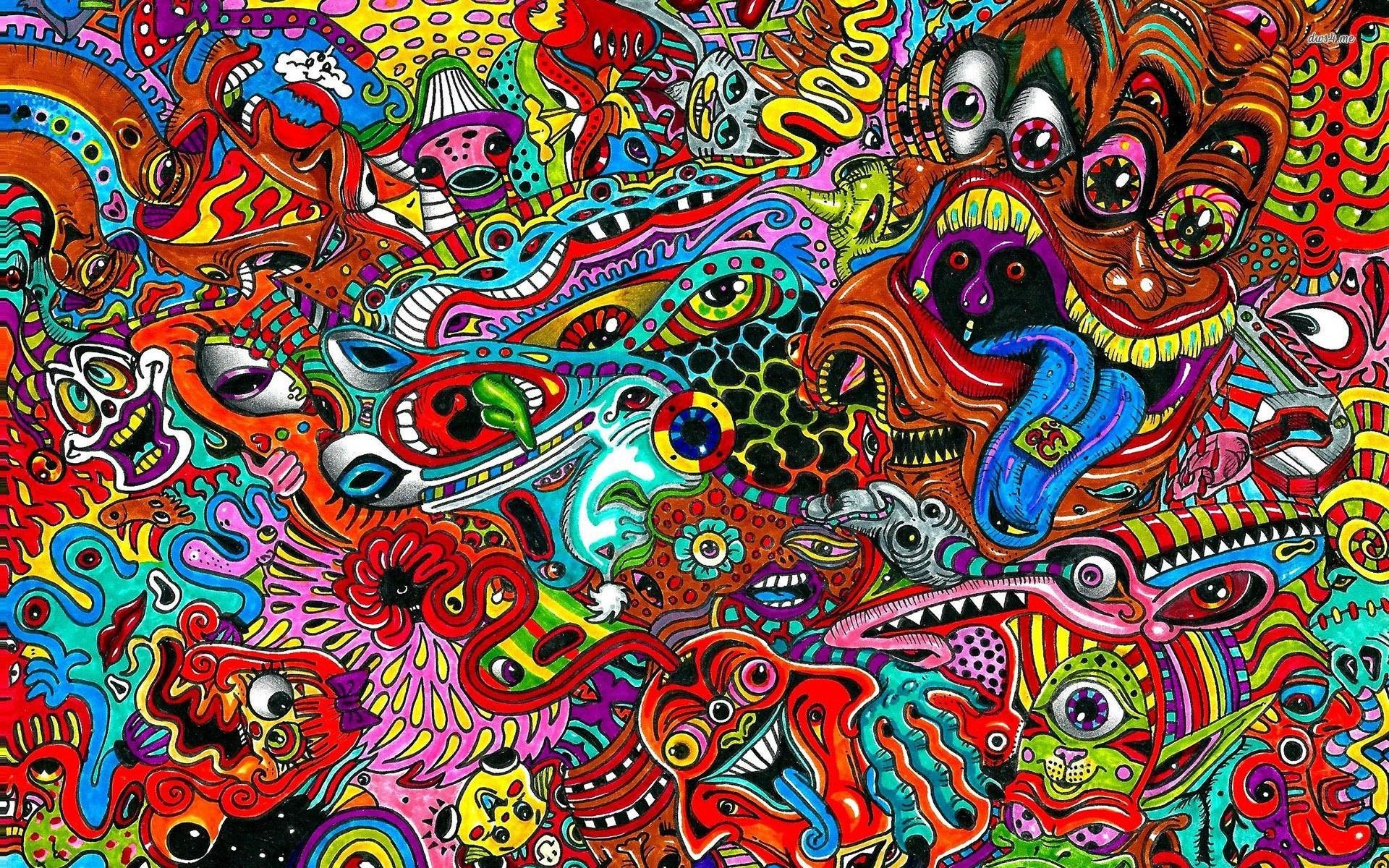 Tie-dye colorato psichedelico, 1920x1080 Full HD, Desktop