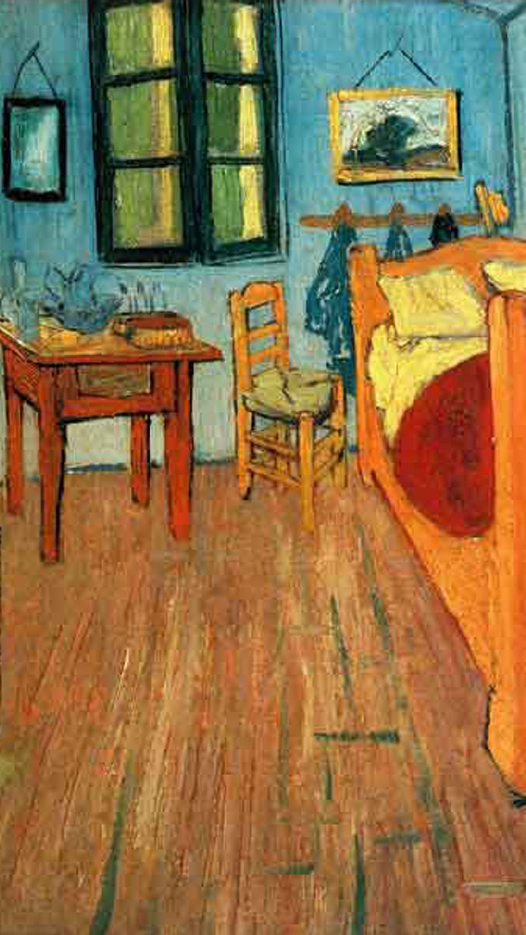 Camera da letto Van Gogh Arles, 1080x1920 Full HD Verticale, Smartphone