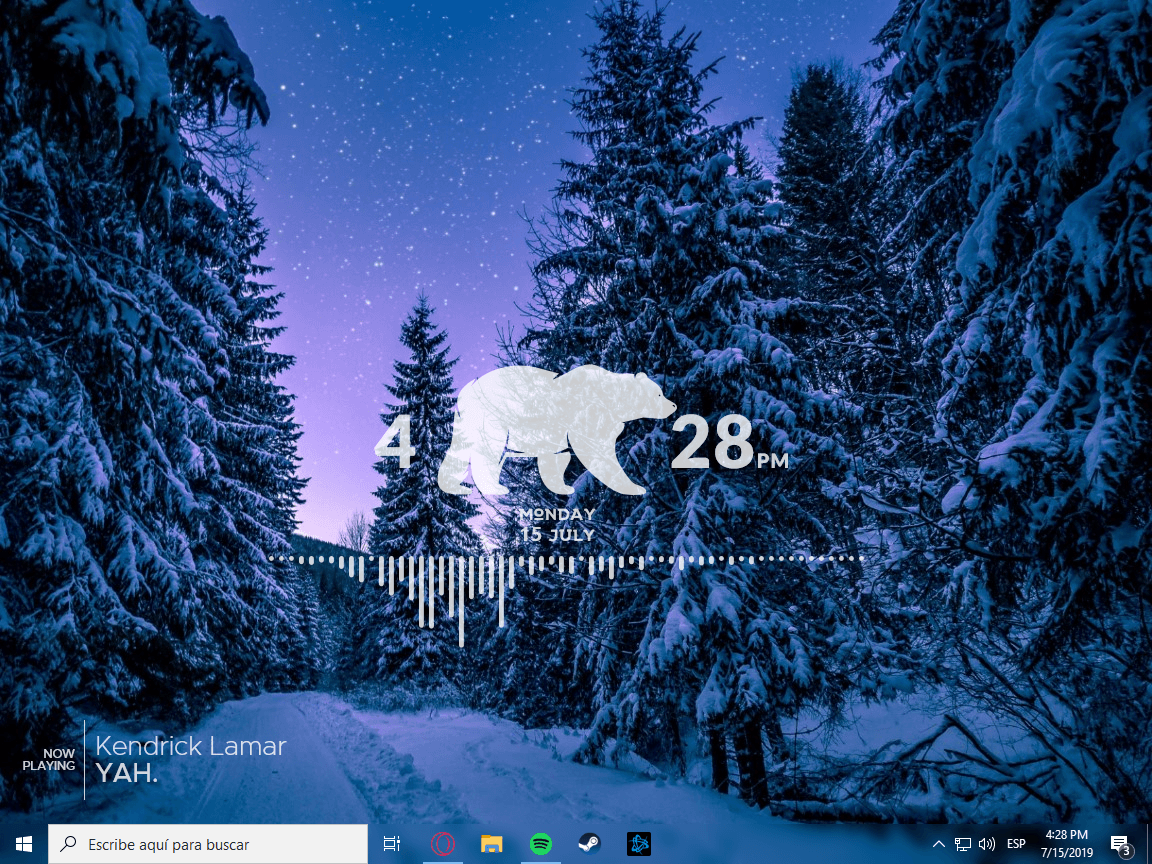 Orso polare foresta innevata, 1152x864 HD, Desktop