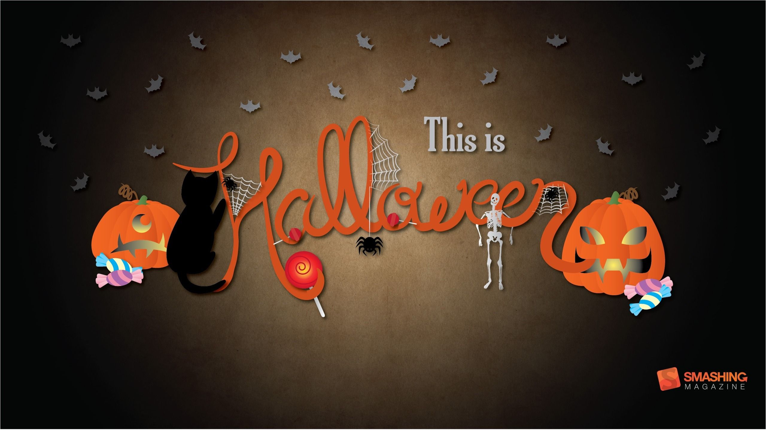 Testo Halloween con zucche e gatto, sfondo 2560x1440 1440p, Monitor Gaming