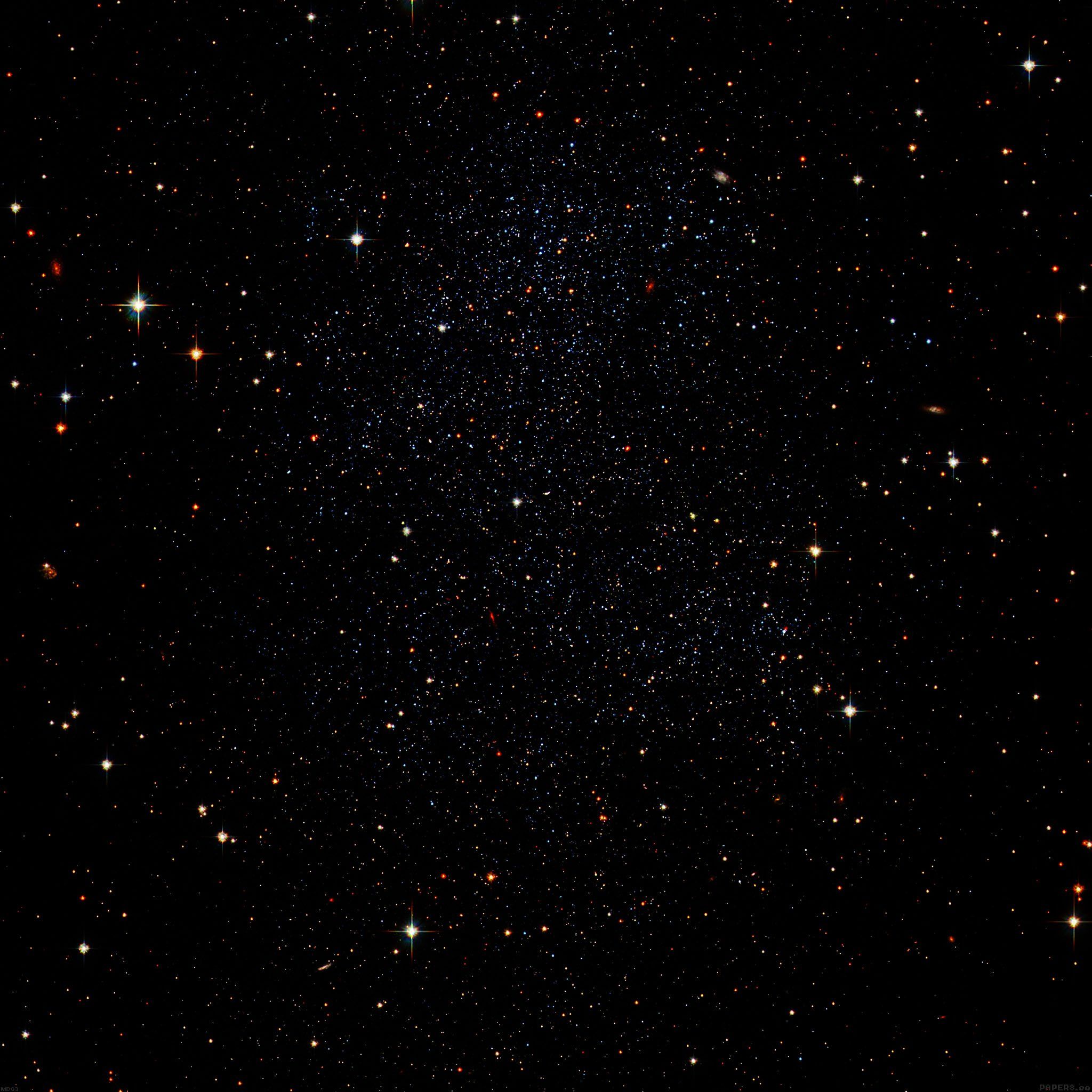 Cielo notturno stellato scuro, 2048x2048 Hi-Res, Desktop