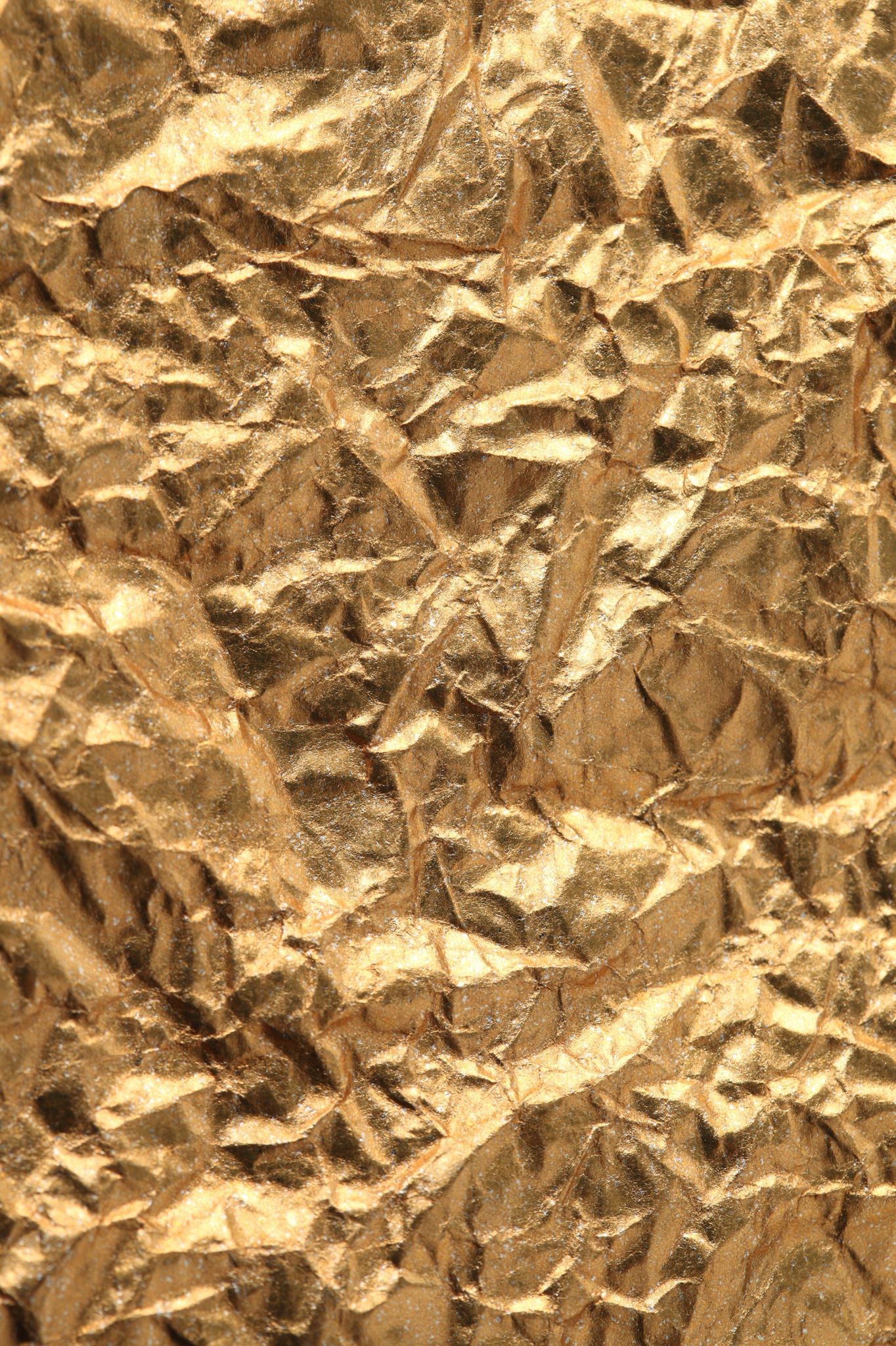 Carta stagnola oro increspata, 1364x2048 Full HD Verticale, Samsung Galaxy