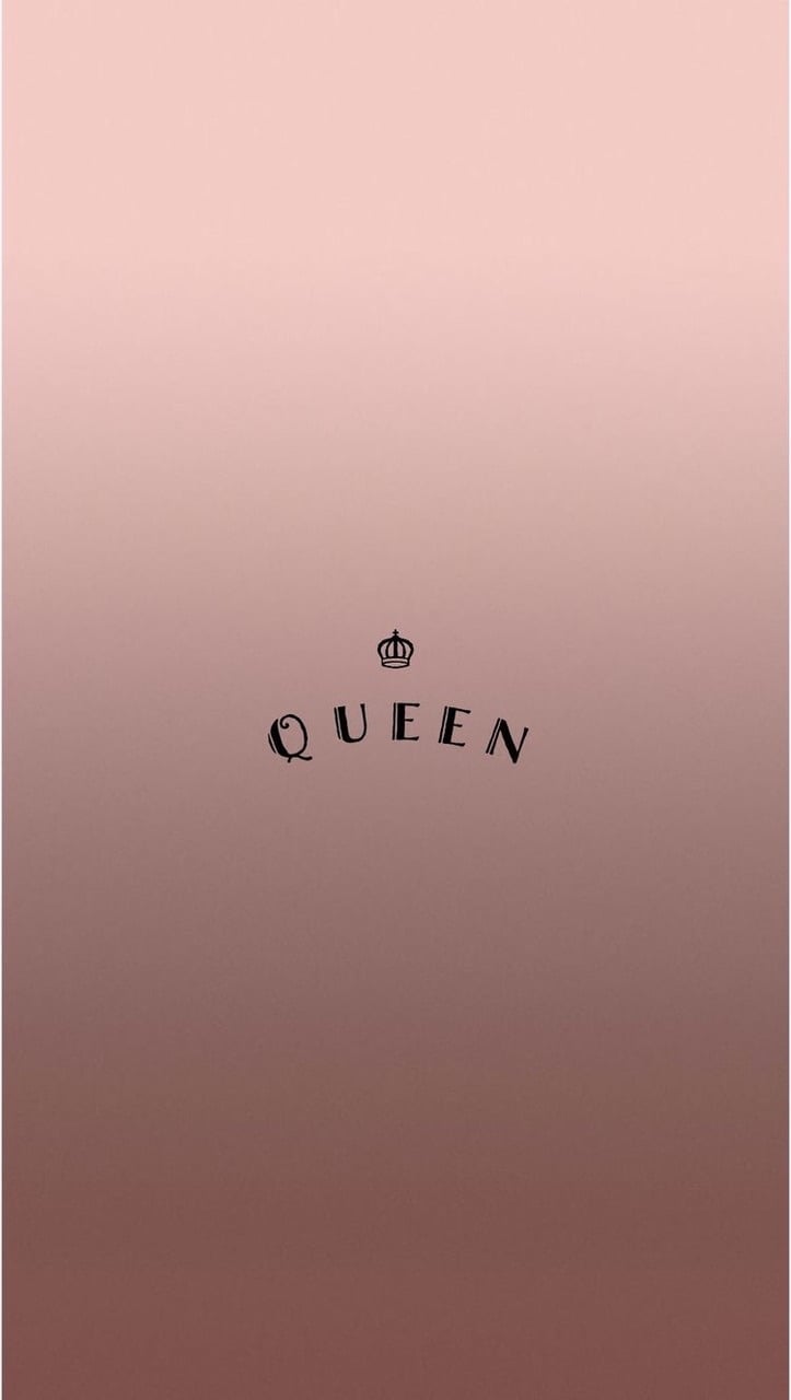 Testo Queen con corona rosa, 723x1280 Full HD Verticale, iPhone