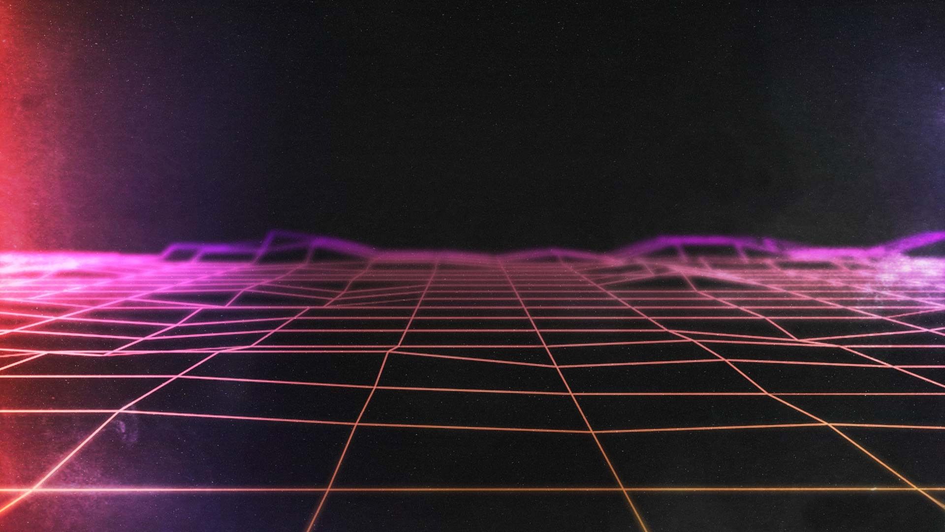 Palme viola vaporwave neon, 1920x1080 Full HD 1080p, Desktop