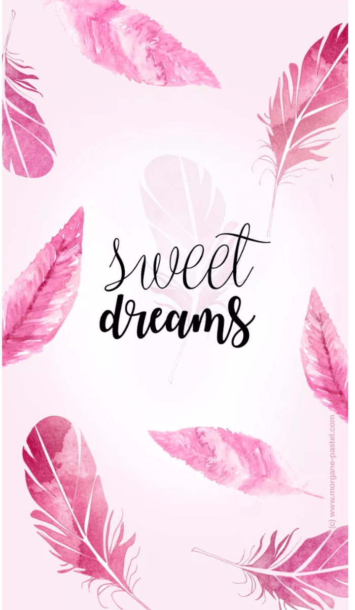 Piume rosa acquerello sweet dreams, 700x1203 Verticale, Telefono