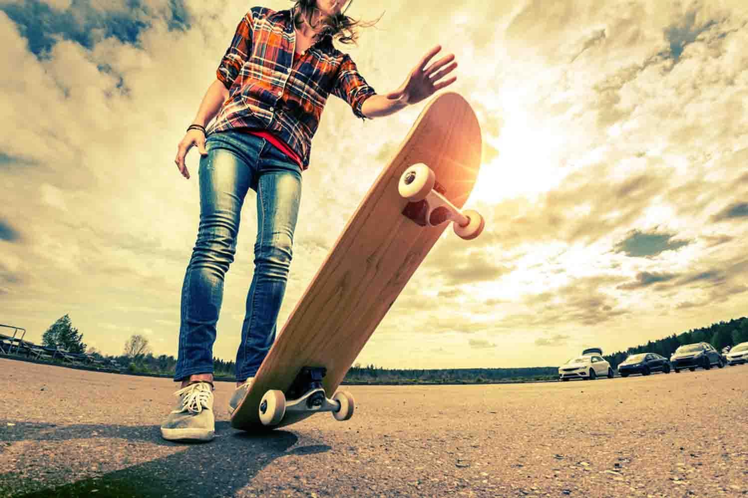 Ruota skateboard gialla primo piano, 3840x2560 Ultra HD, Monitor 4K