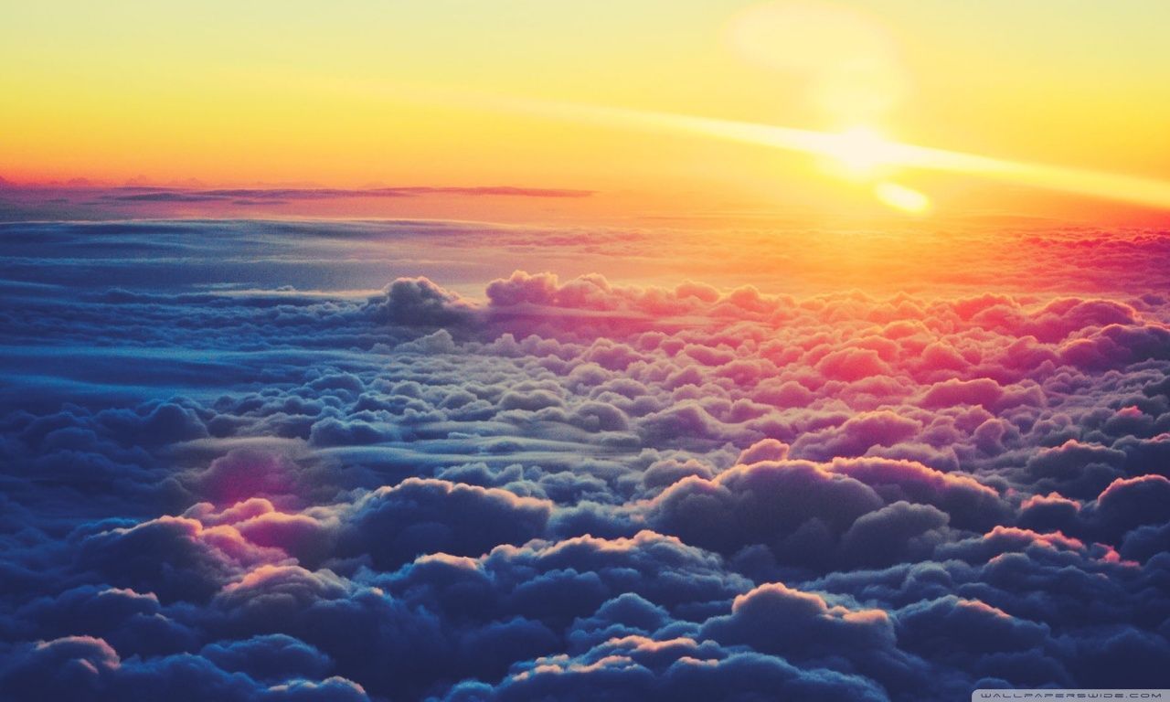 Aesthetic sopra le Nuvole, 1280x768 720p, Laptop