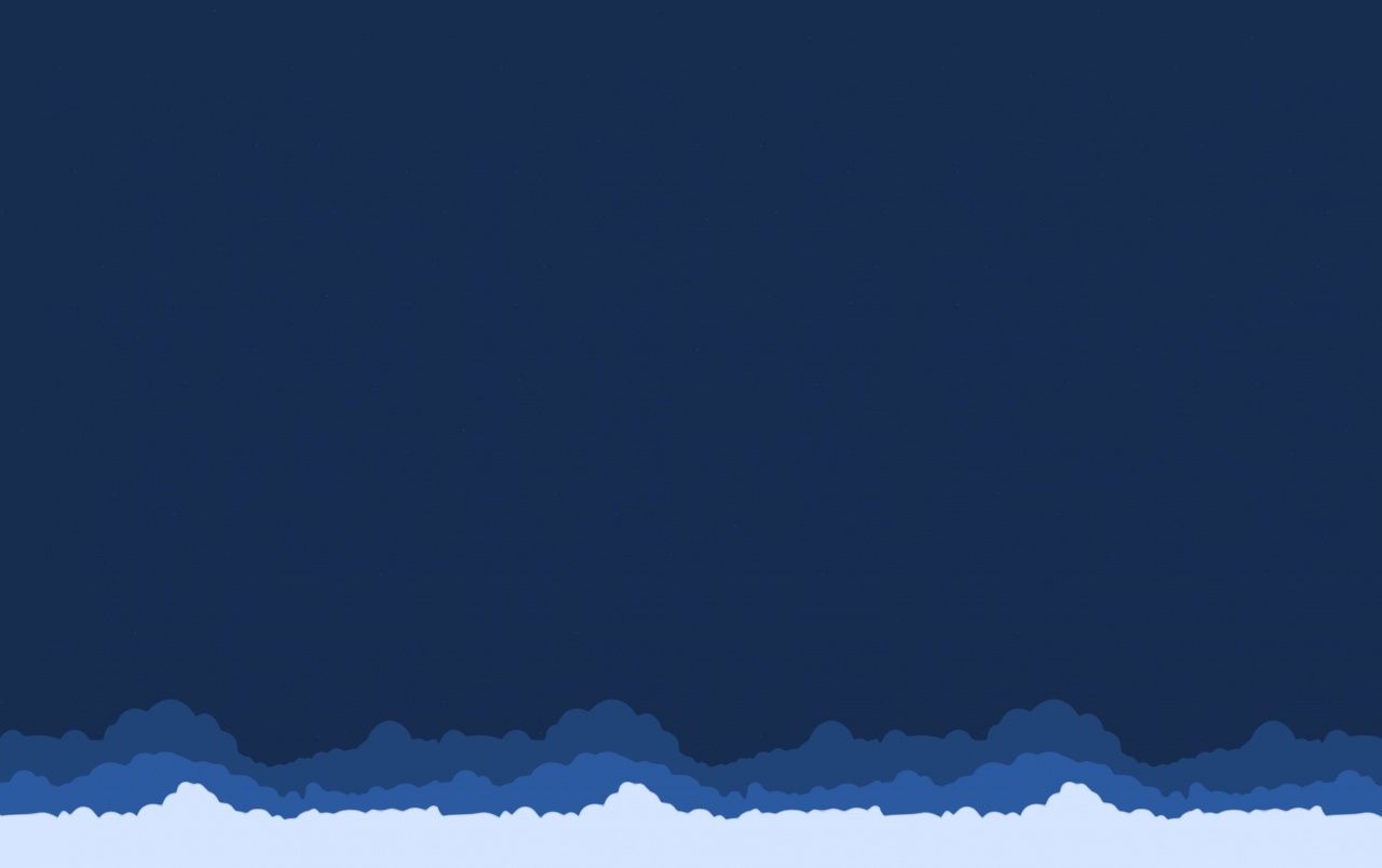 Nuvole minimaliste blu notte, 1280x804 HD, ROG Asus Laptop
