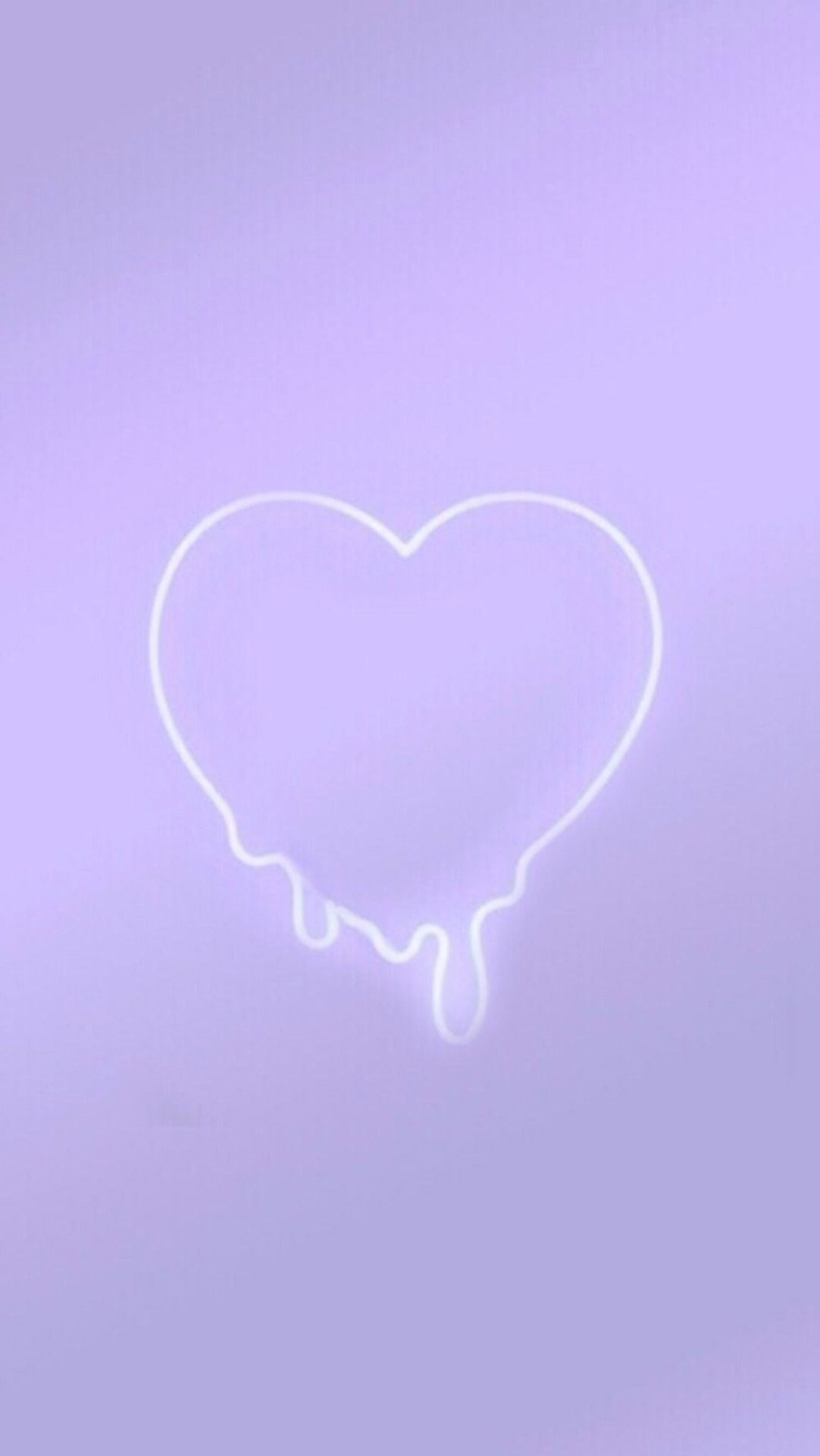 Cuore che si scioglie viola, 1082x1920 Full HD Verticale, Smartphone