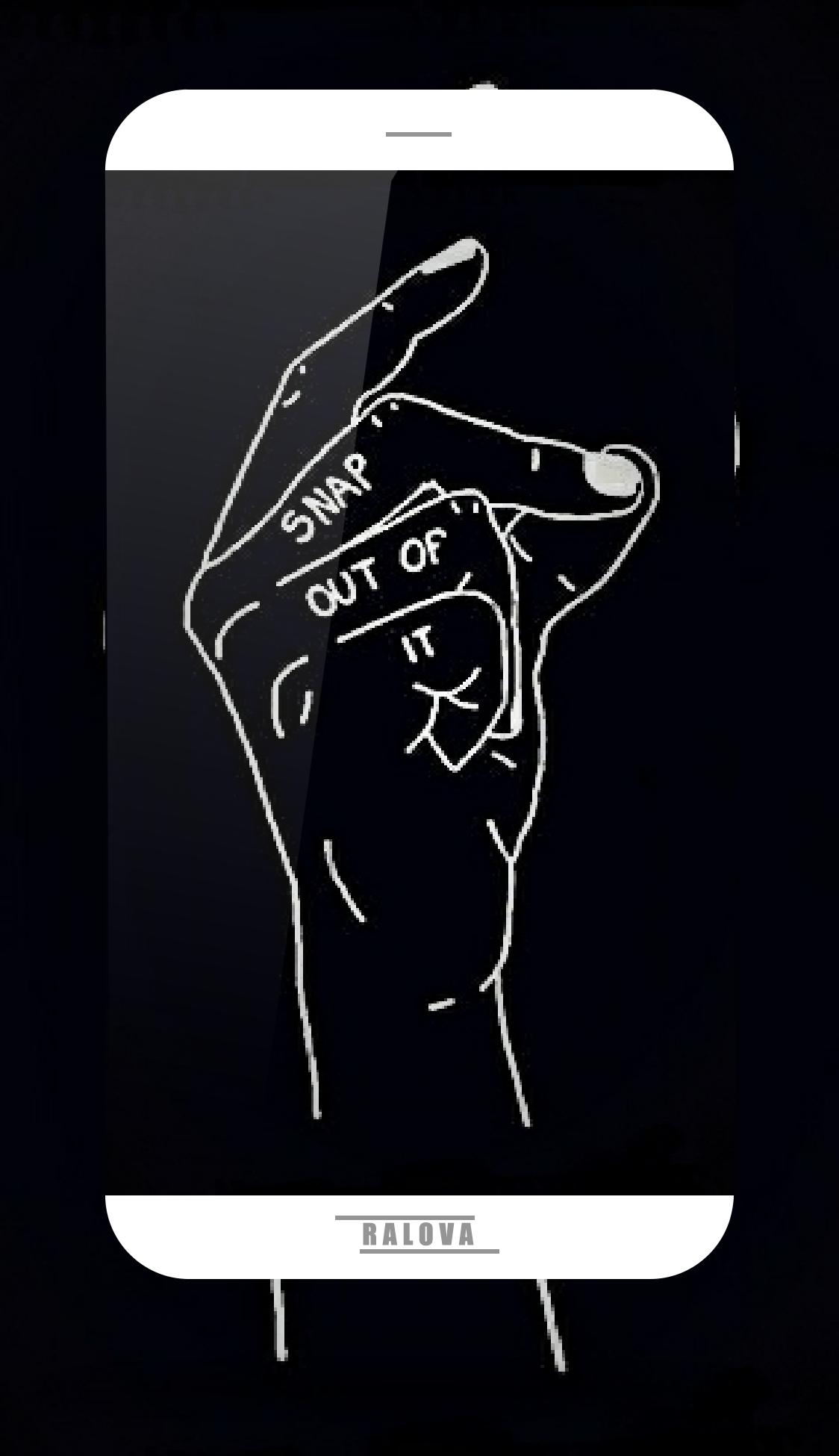 Calendario minimalista ottobre nero, 1025x1920 Verticale, Telefono