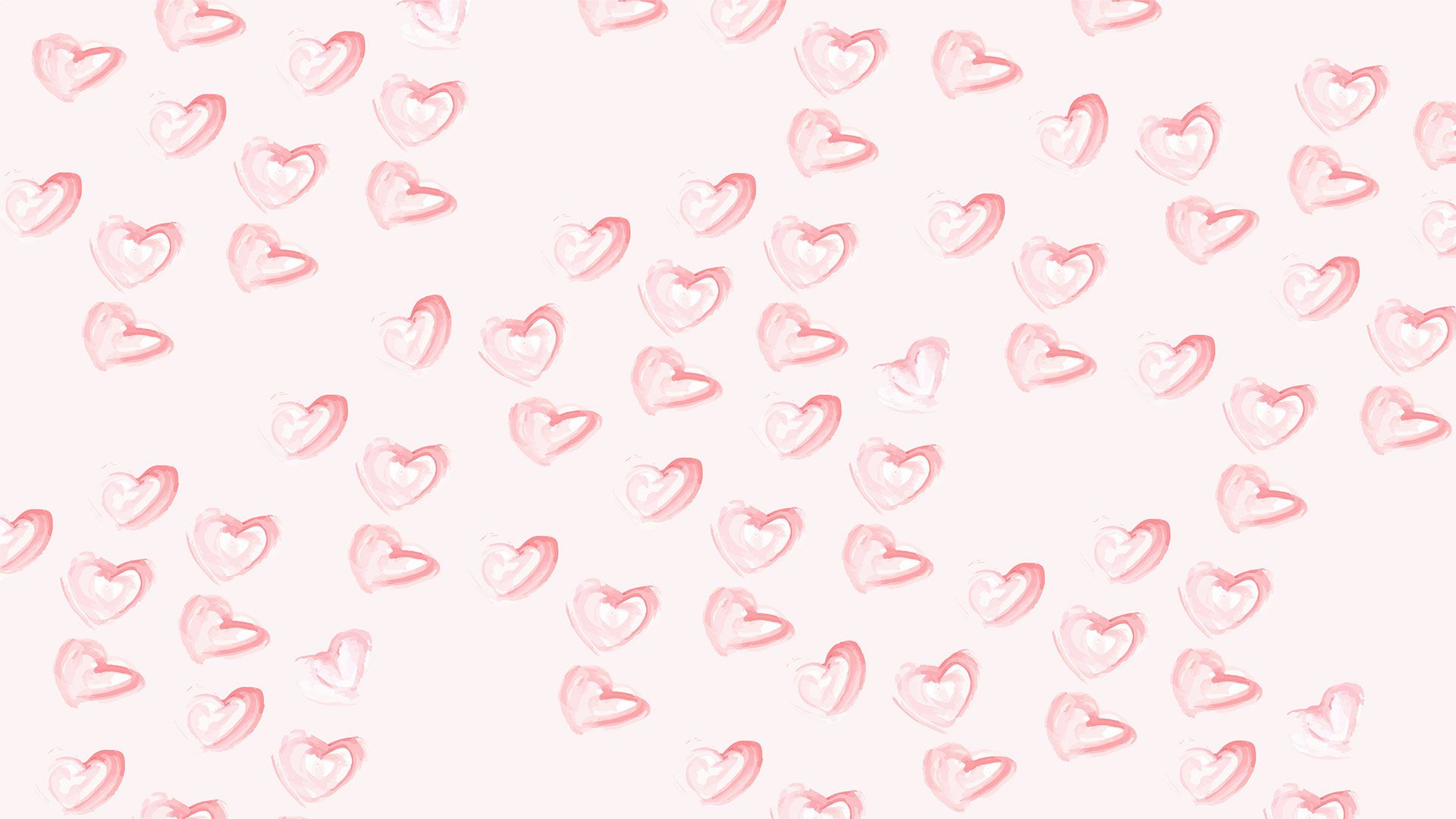 Cuori rosa pastello pattern, 1920x1080 Full HD, Desktop