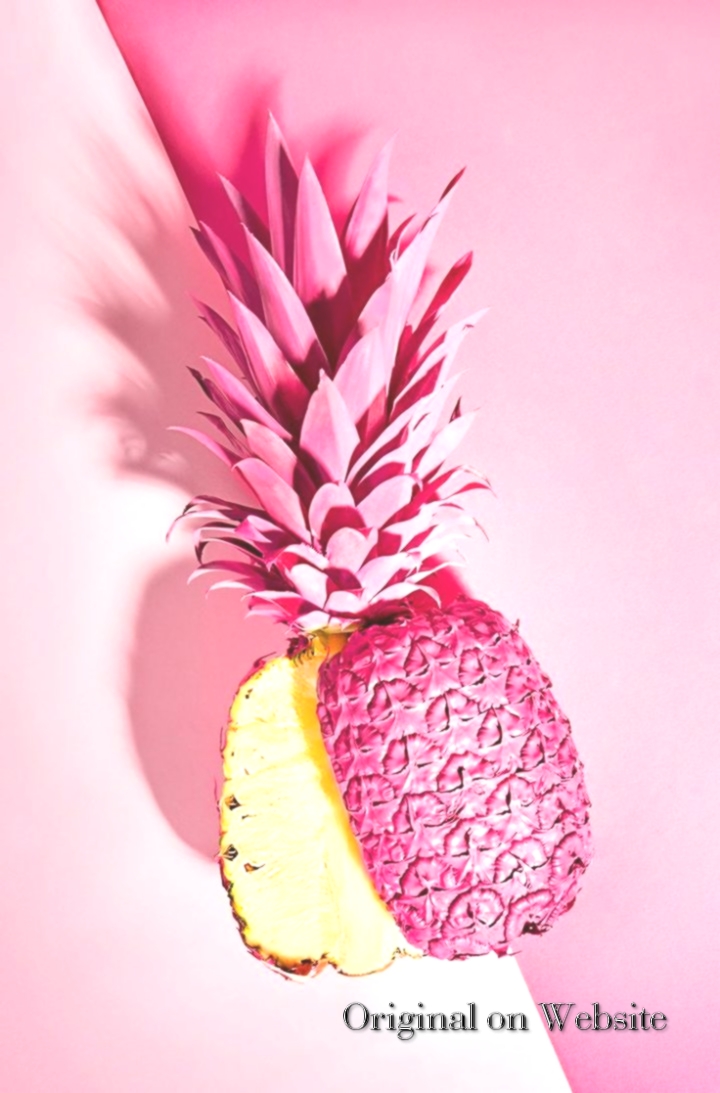 Ananas rosa dipinto, 720x1093 Verticale, iPhone