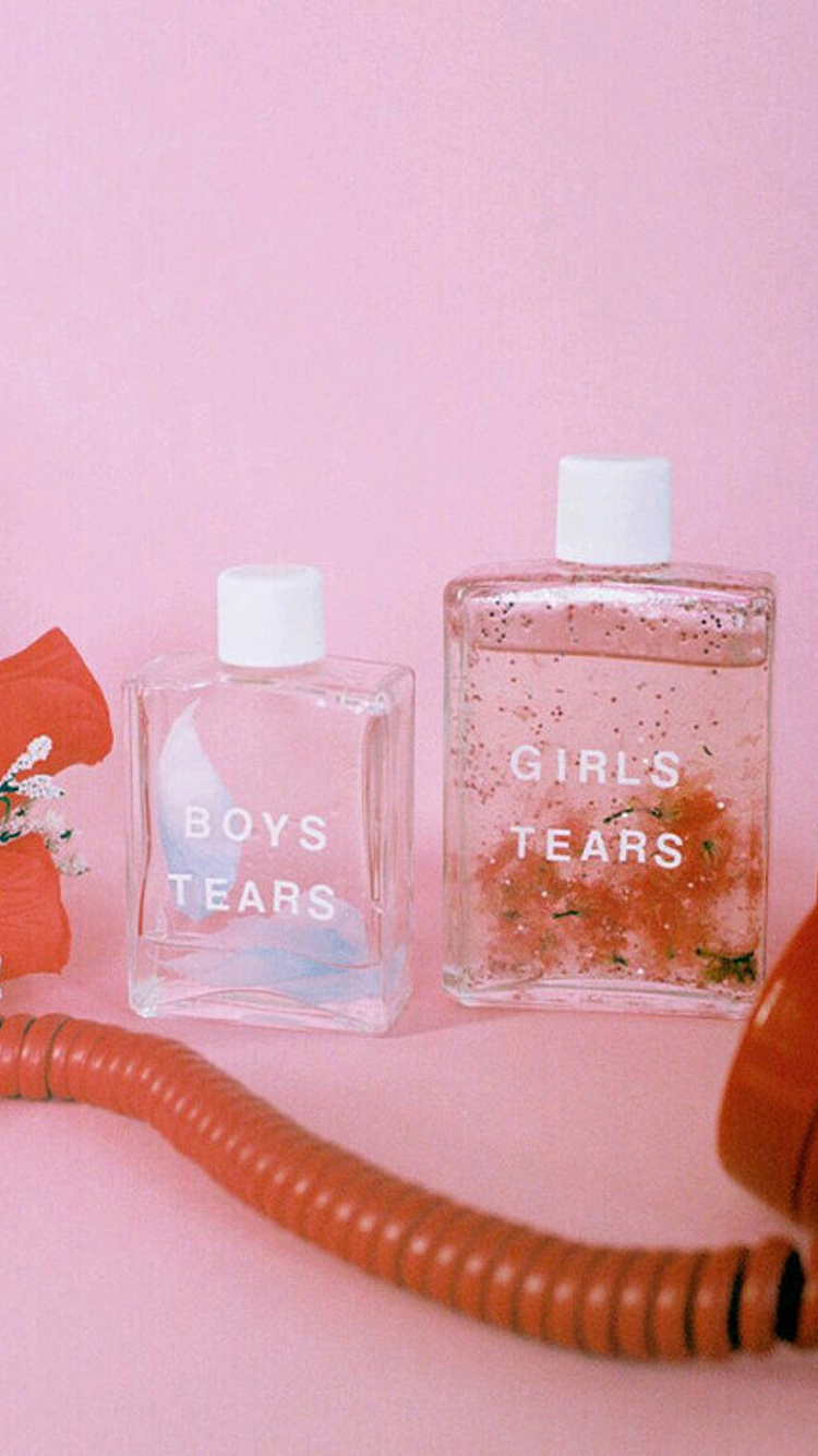 Bottiglie Boys Girls Tears rosa, 750x1334 Full HD Verticale, iPhone