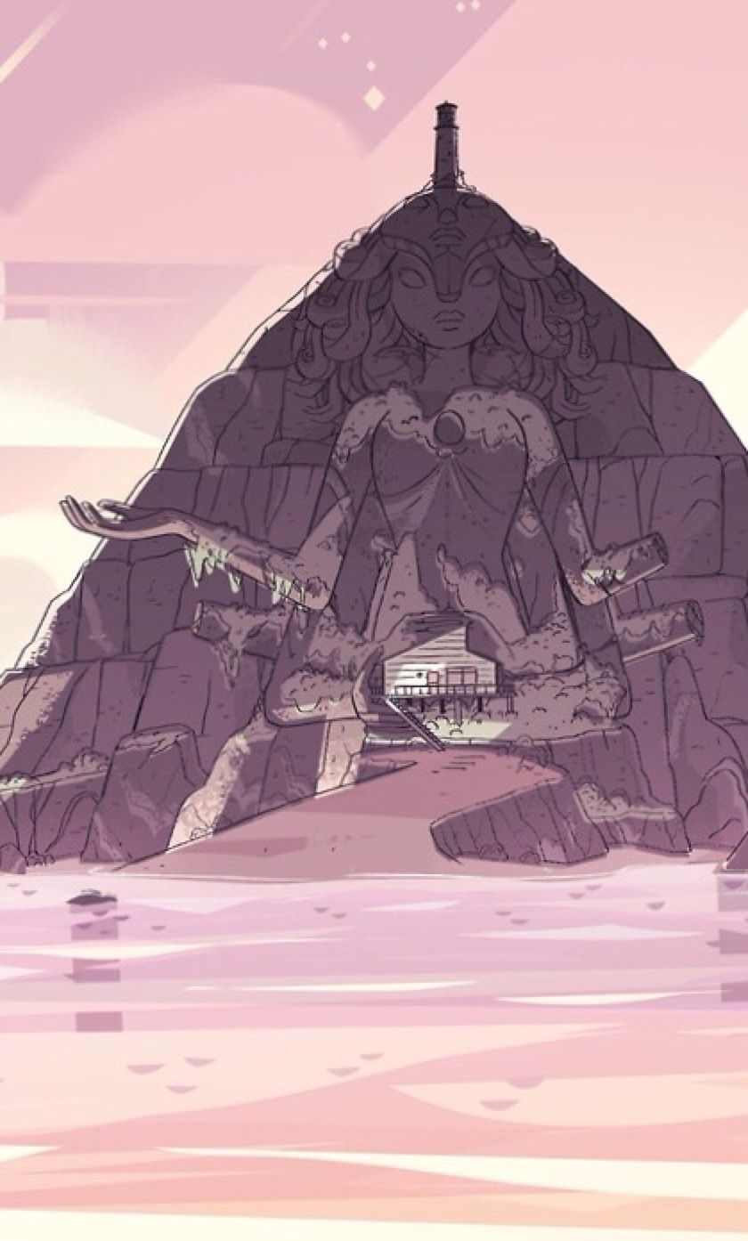 Statua montagna Steven Universe, 840x1394 Verticale, iPhone Pro Max