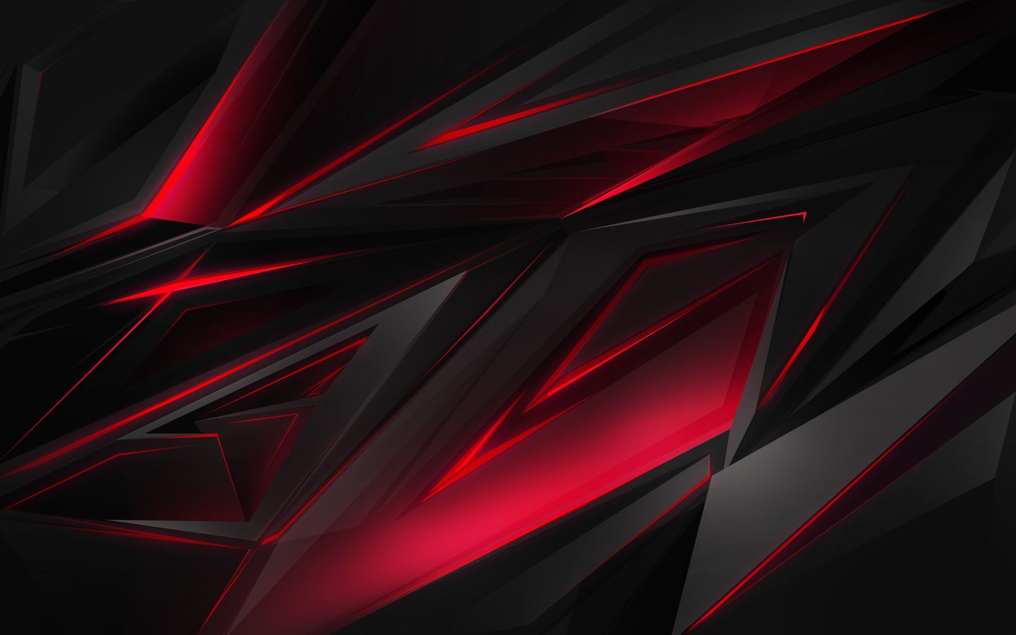 Forme geometriche astratte rosse e nere, 1440x900 720p, PC