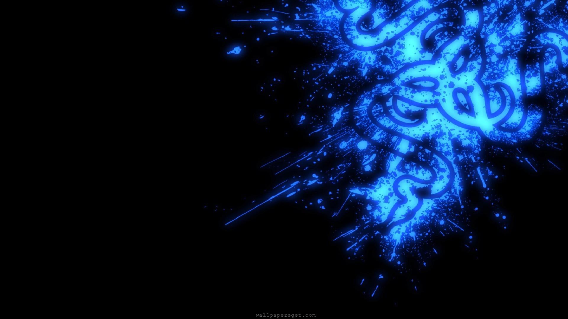 Esplosione astratta blu scuro, 1920x1080 Full HD 1080p, PC Desktop