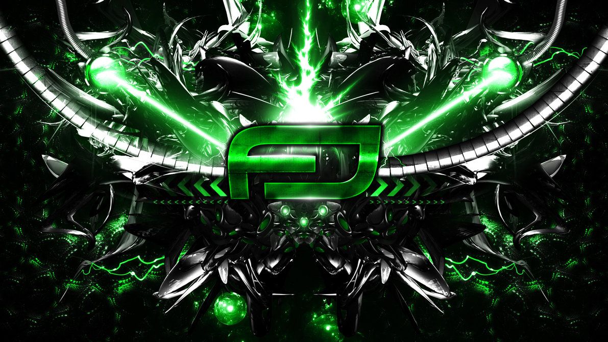 Design astratto verde metallico, 1191x670 HD, Monitor Gaming