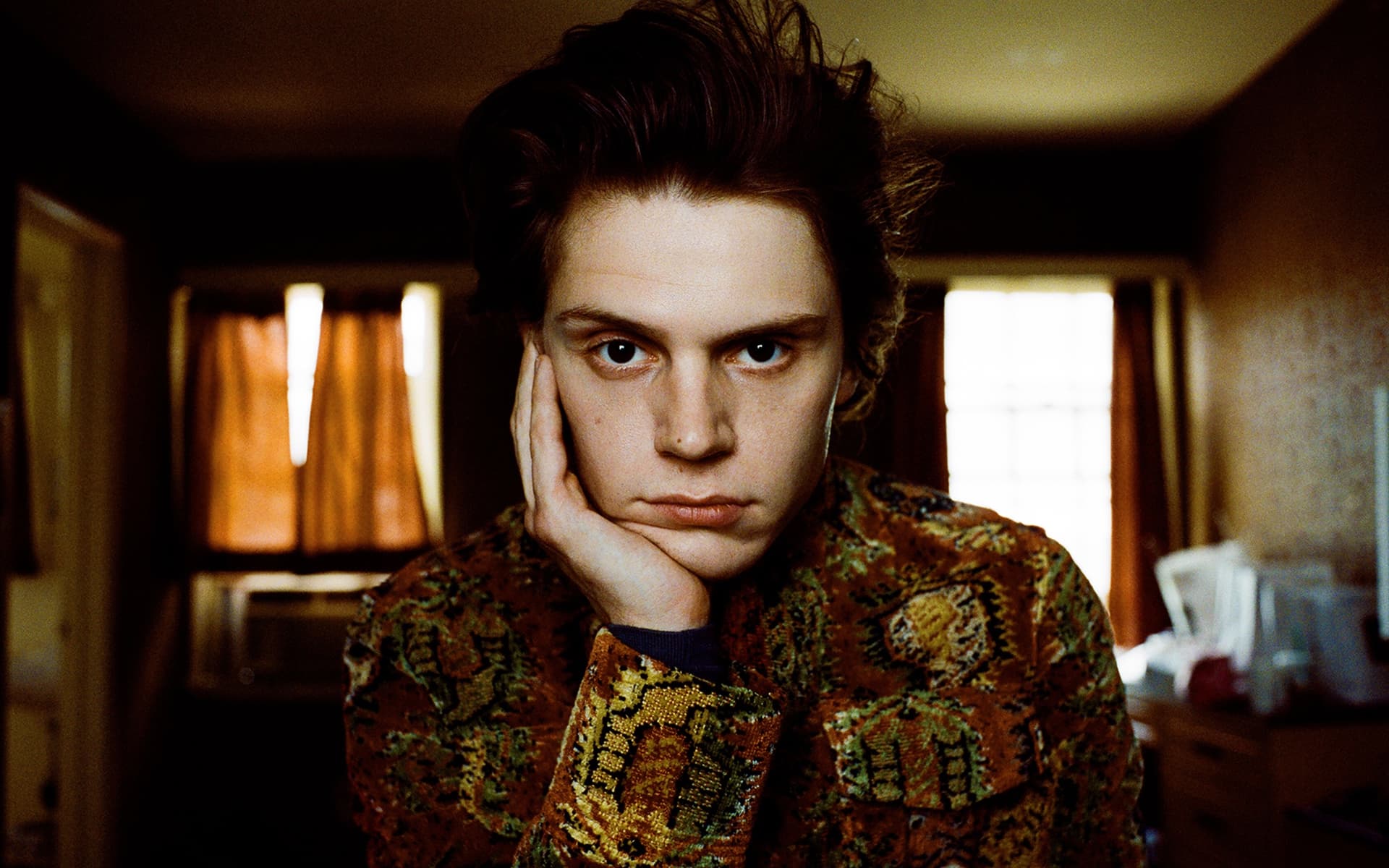 Evan Peters trucco teschio, 1920x1080 Full HD, Desktop