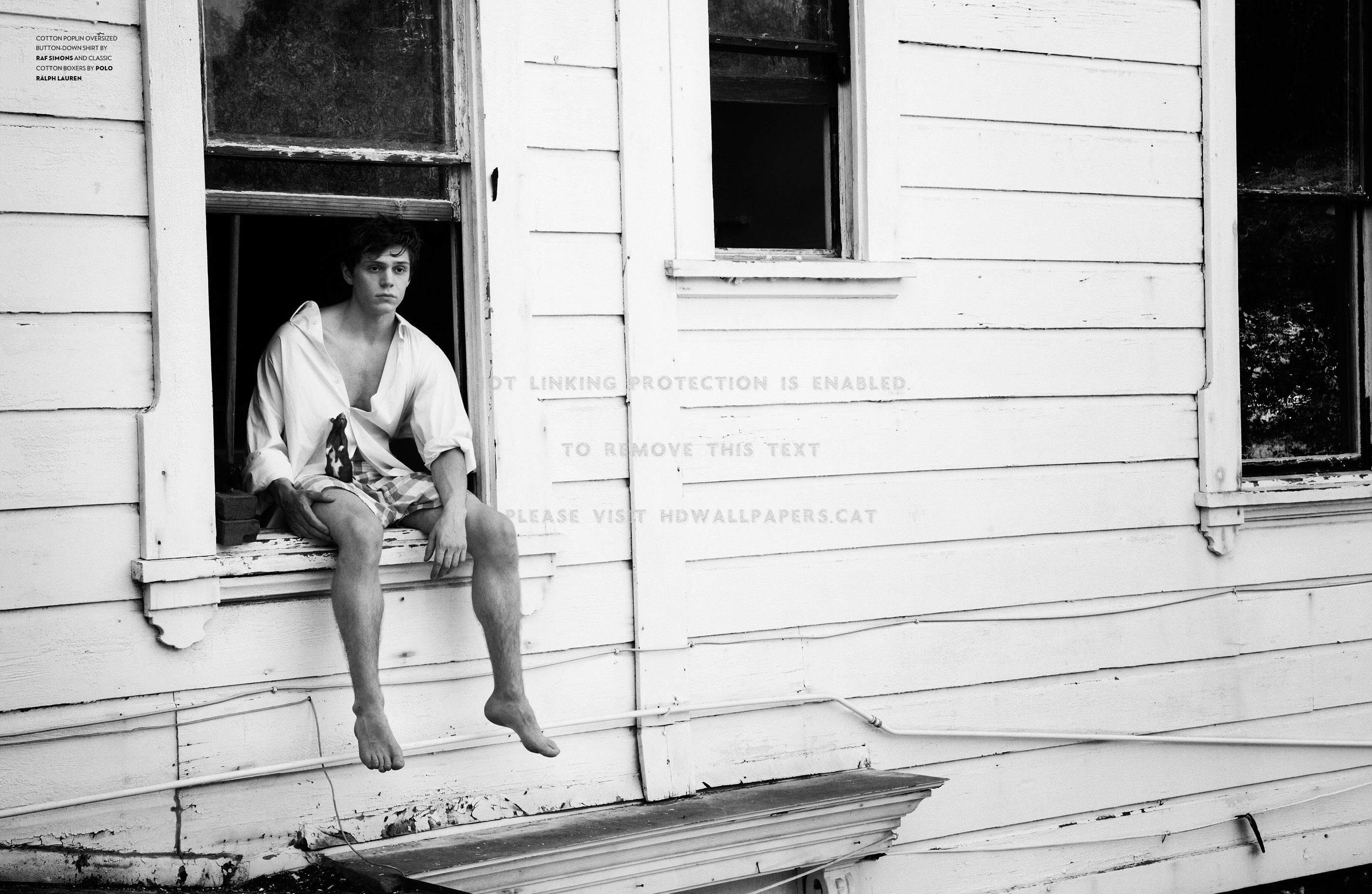 Evan Peters ritratto scuro, 3000x2056 2K+, Monitor Gaming