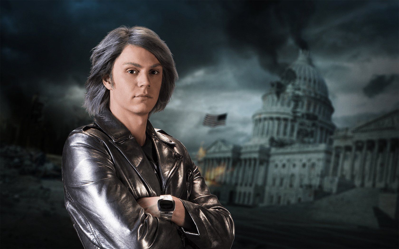 Quicksilver capelli argento, 2192x1370 2K, PC