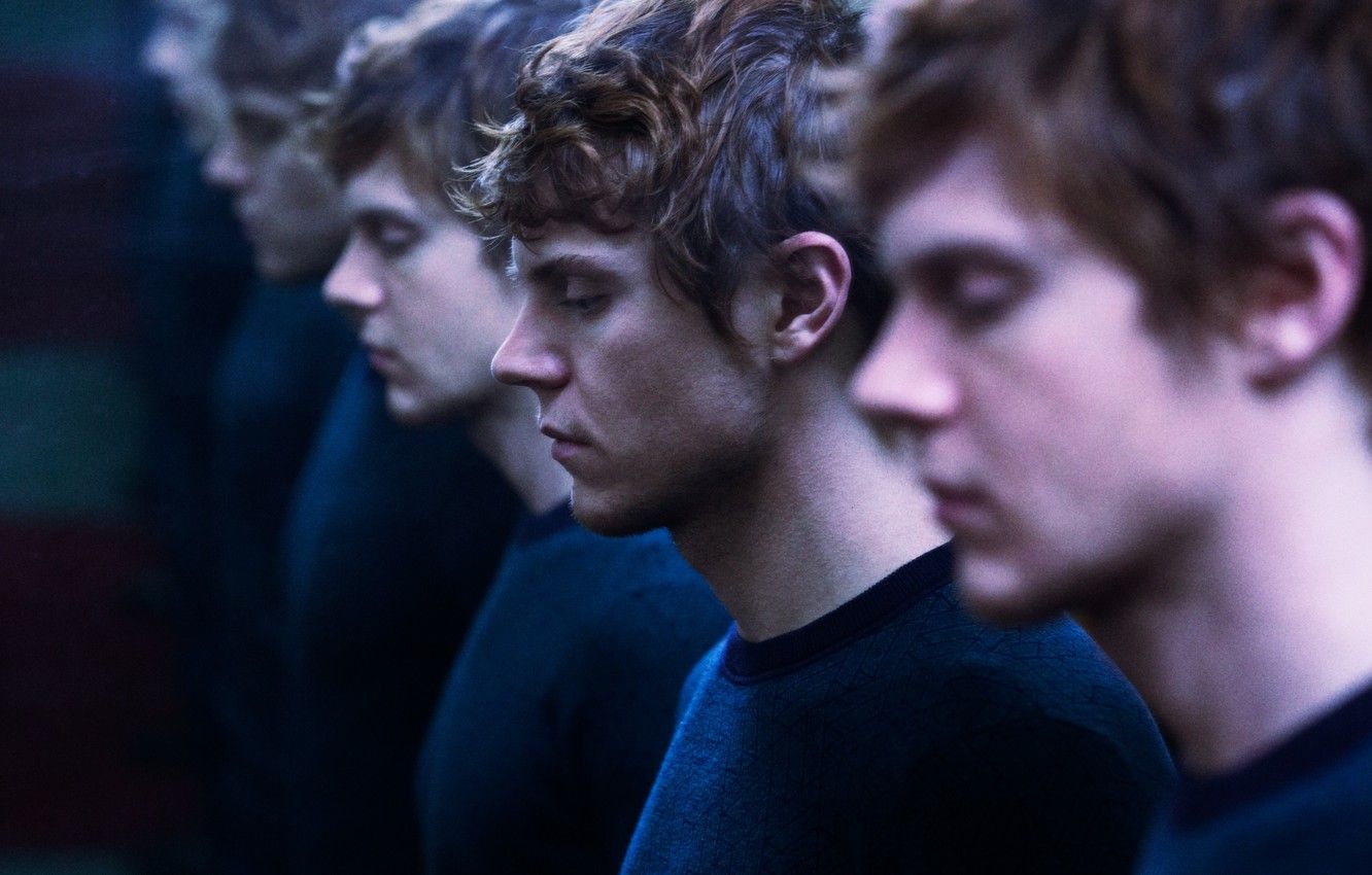 Evan Peters trucco teschio AHS, 1920x1080 Full HD, Desktop