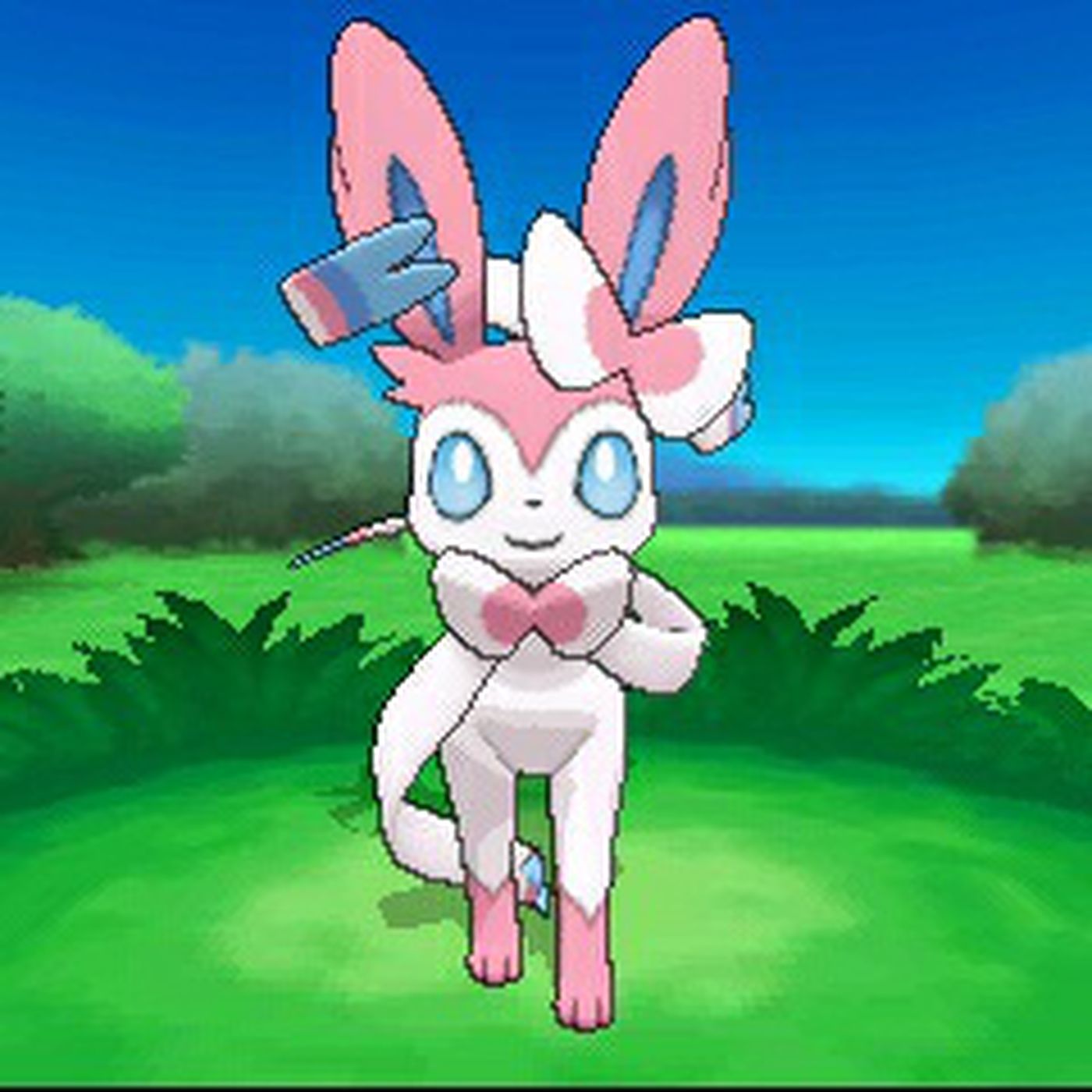 Sylveon evoluzione Eevee Pokemon, Nintendo, 1400x1400 720p, PC