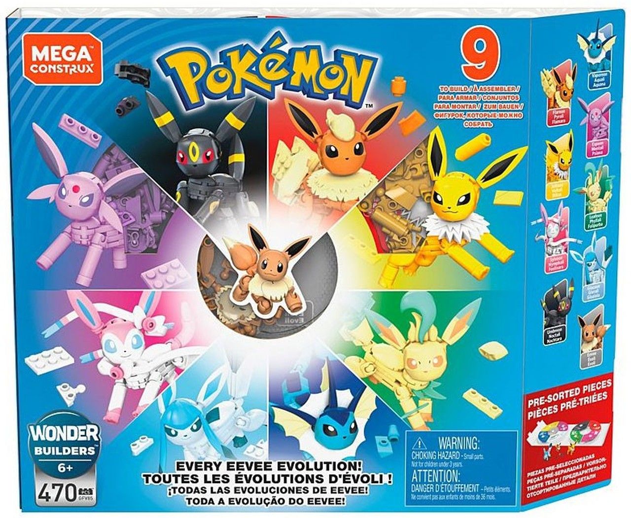 Eevee e le sue evoluzioni, 1280x720 720p, PC