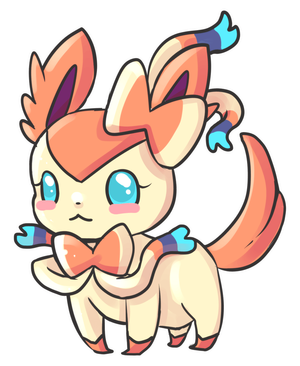 Evoluzioni di Eevee, Sylveon, evoluzione Eevee, 1920x1080 Full HD 1080p, Laptop