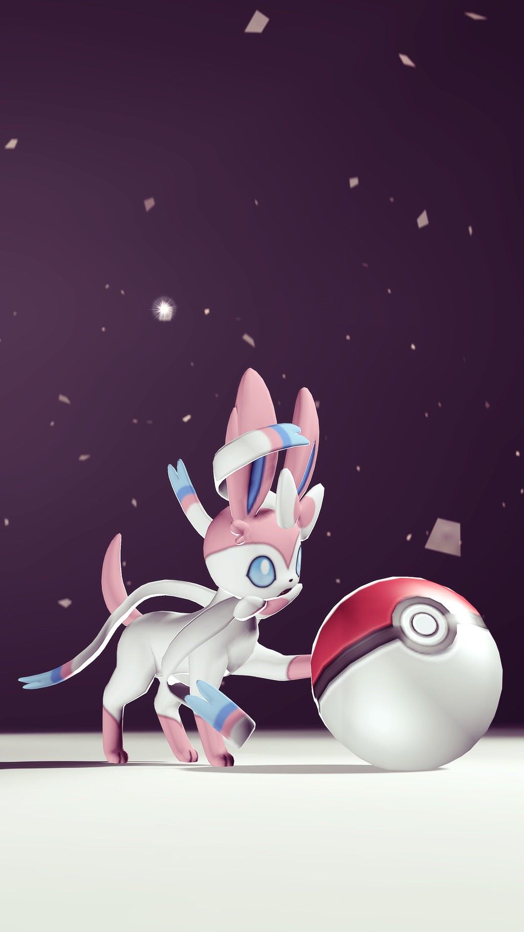 Sylveon Pokémon figure, 1500x1500 HD, Desktop