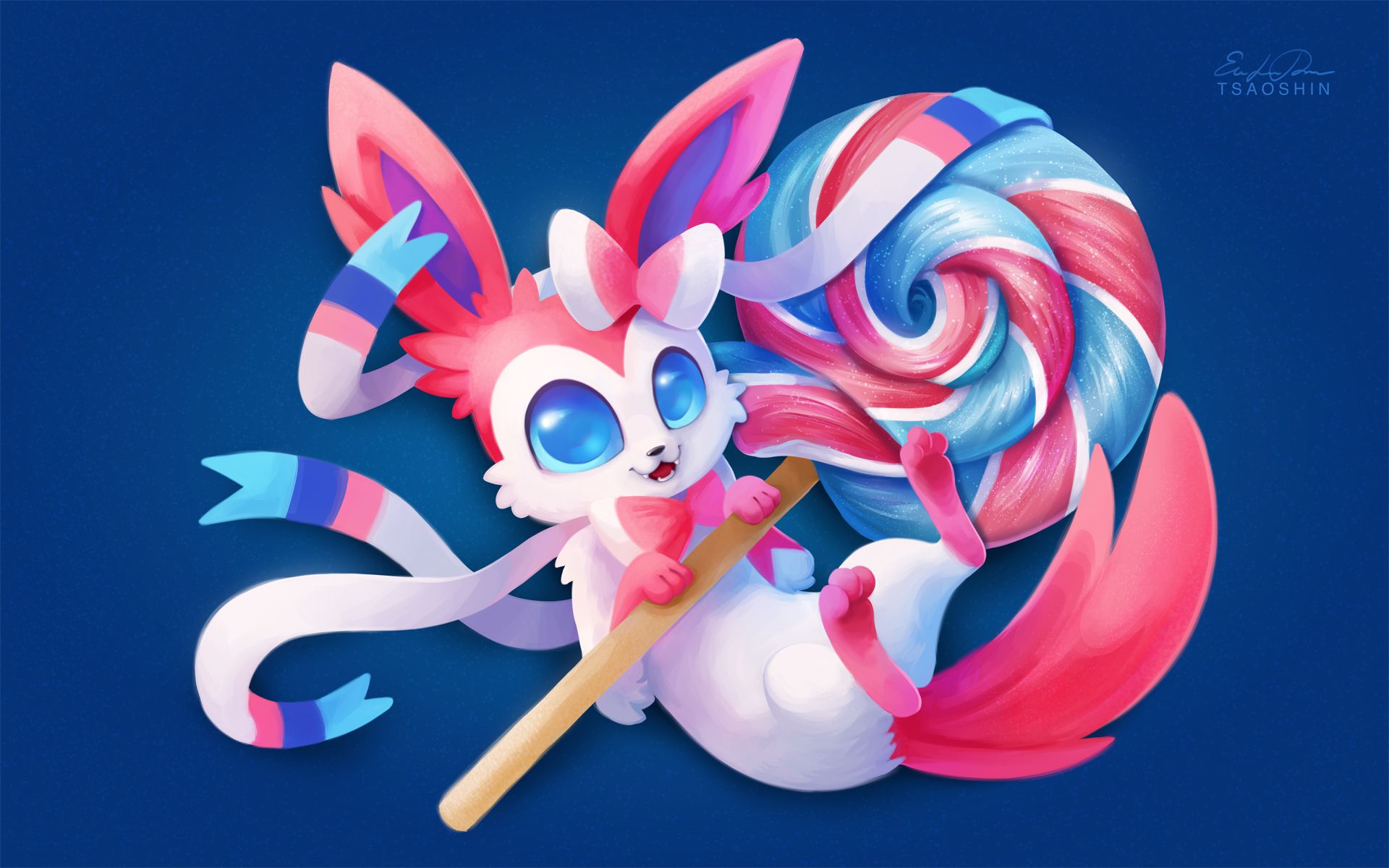Sylveon con Pokeball, sfondo notturno, 1024x1820 Verticale, Mobile