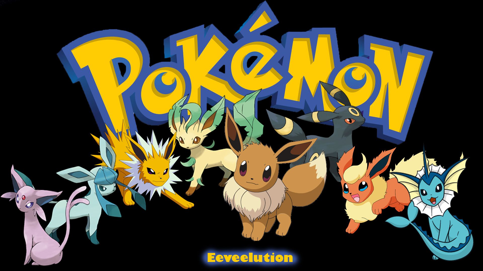 Eevee ed evoluzioni Pokémon, 1920x1080 1080p, PC