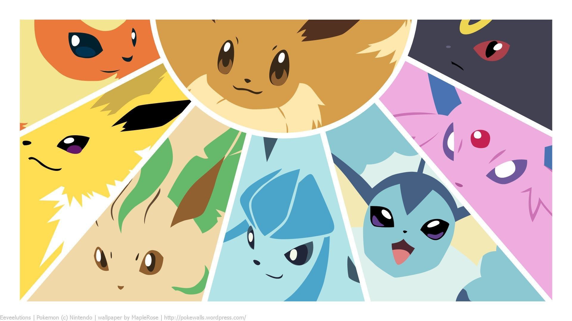 Eevee e le sue evoluzioni, 1920x1080 1080p, Laptop