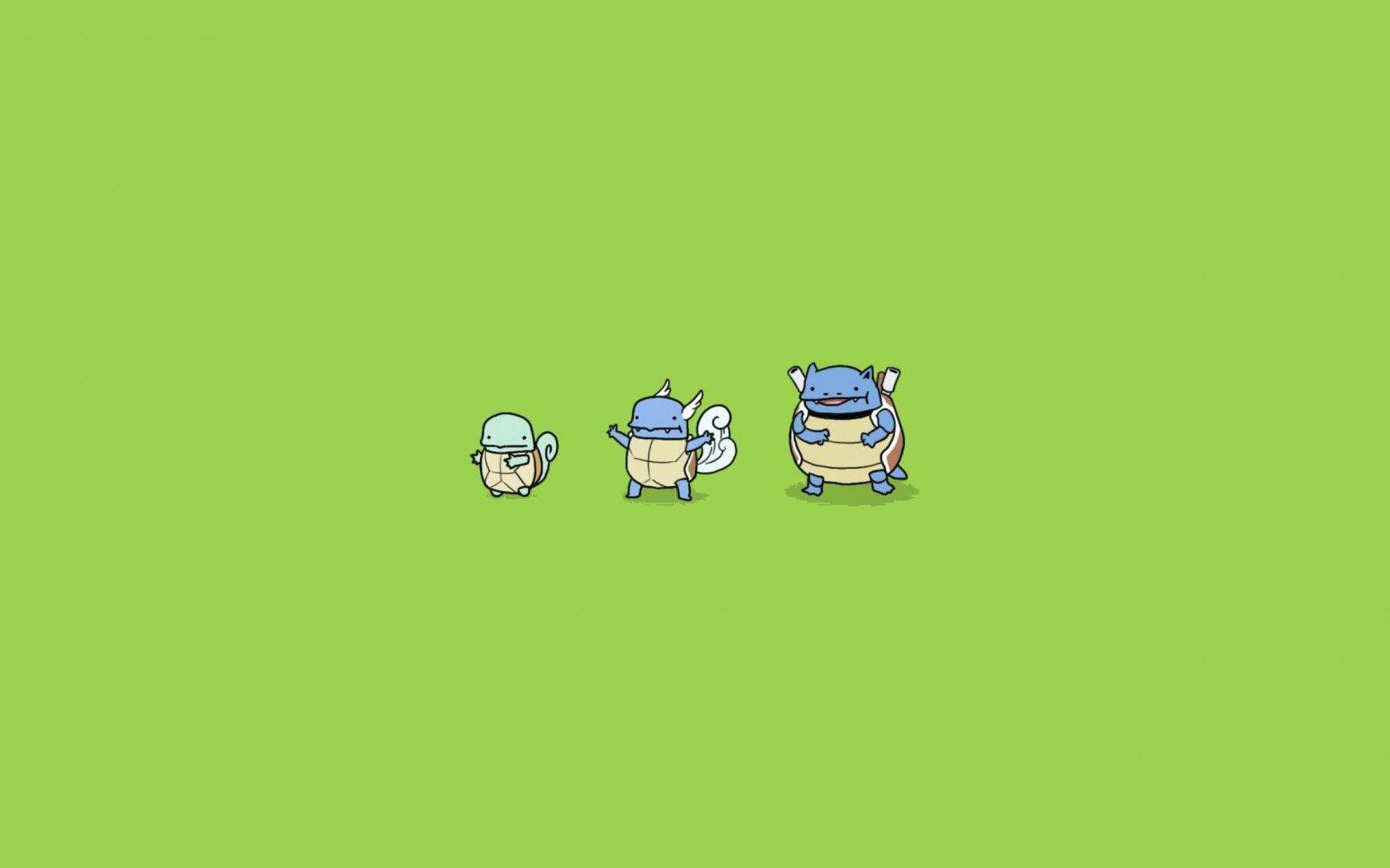 Evoluzione Squirtle Pokémon, 1680x1050 900p, Laptop