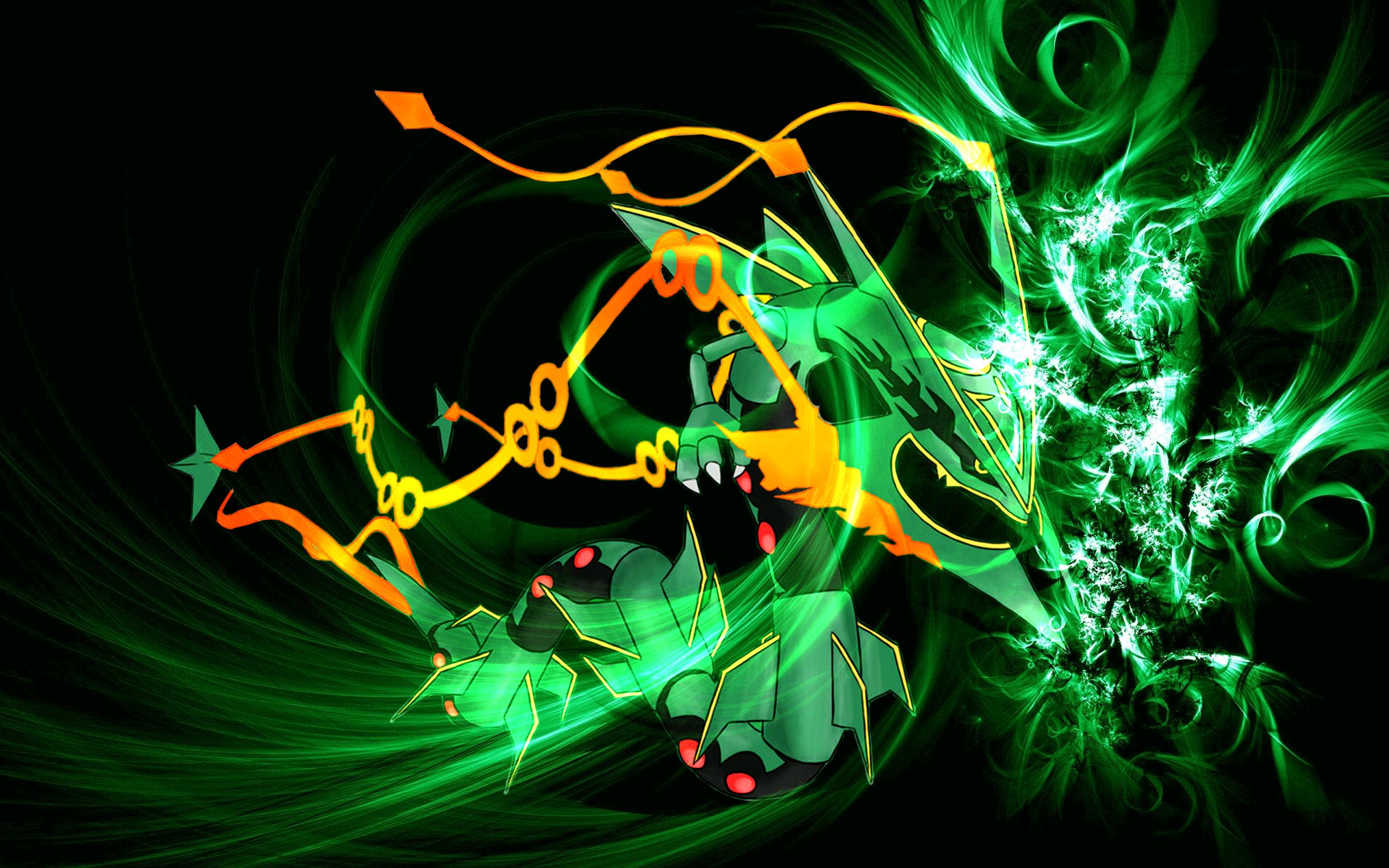 Rayquaza Pokémon verde, 2560x1600 WQXGA, MacBook Pro
