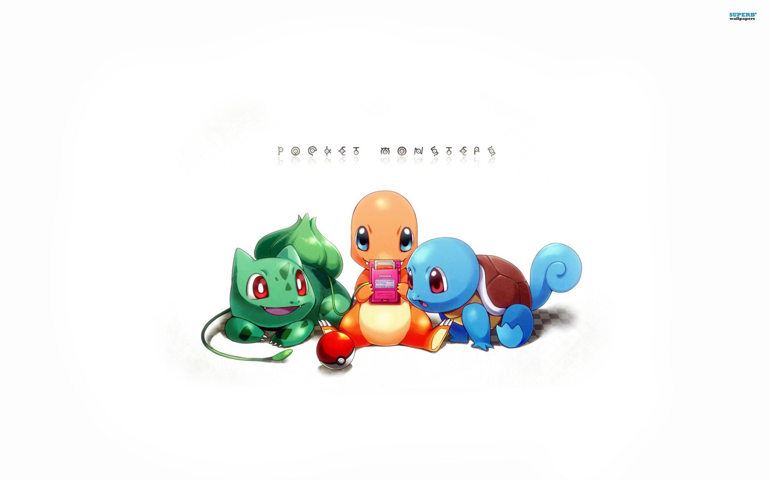 Bulbasaur Charmander Squirtle Pokémon, 2560x1600 2K+, MacBook Pro