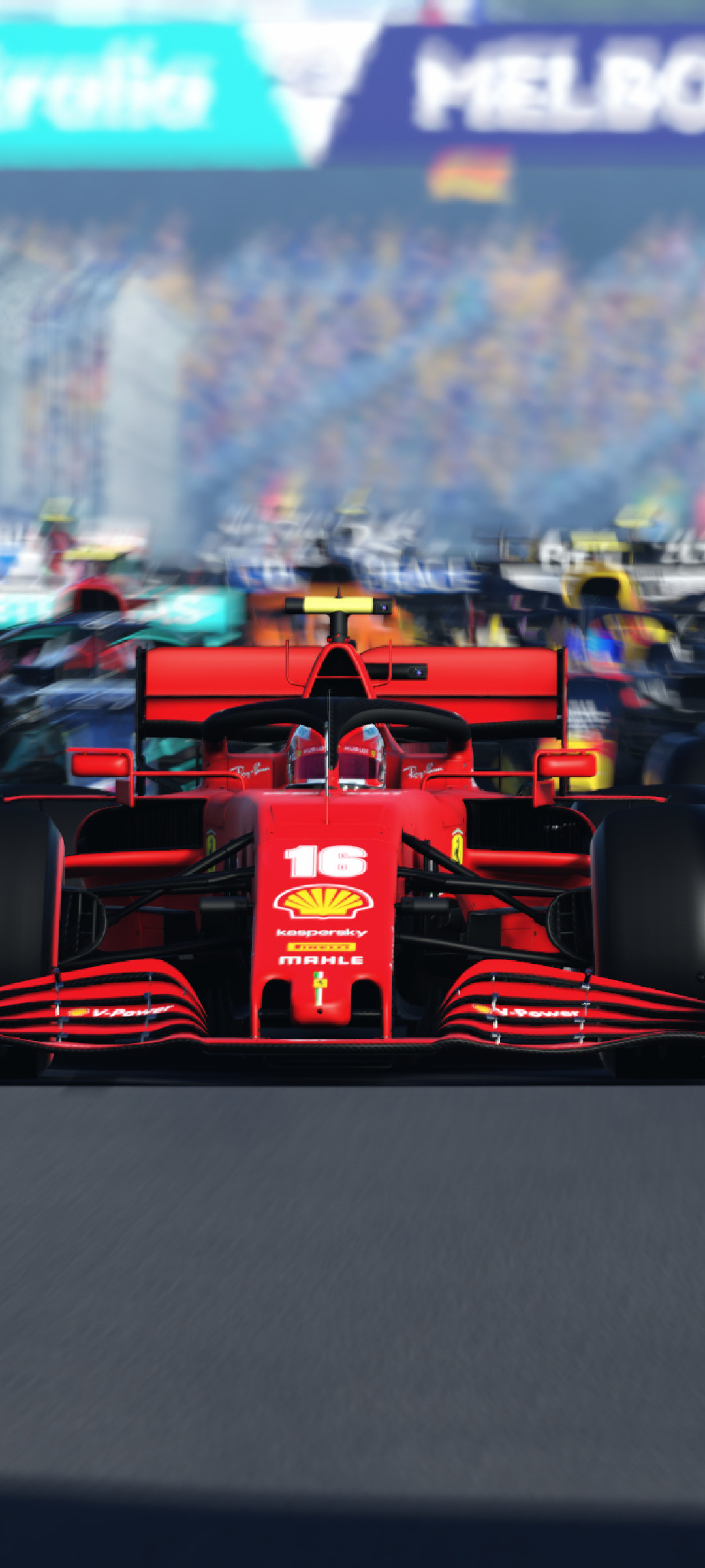 Auto Ferrari F1 pista, Maranello, 1080x2400 Full HD Verticale, iPhone