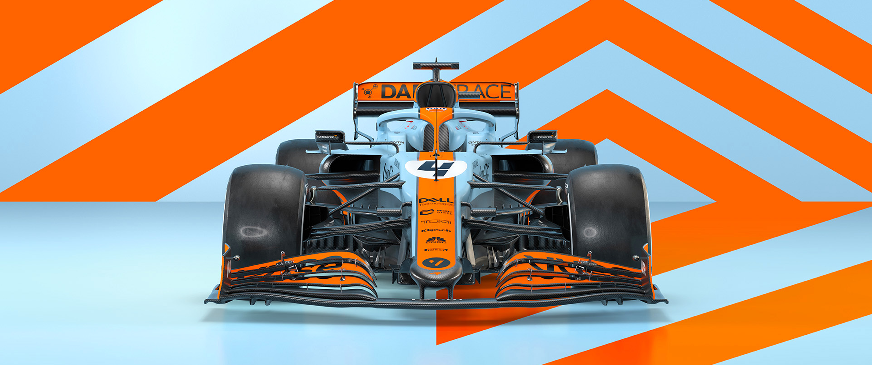 McLaren F1 Gulf livery, 3440x1440 Panoramico, Dual Screen
