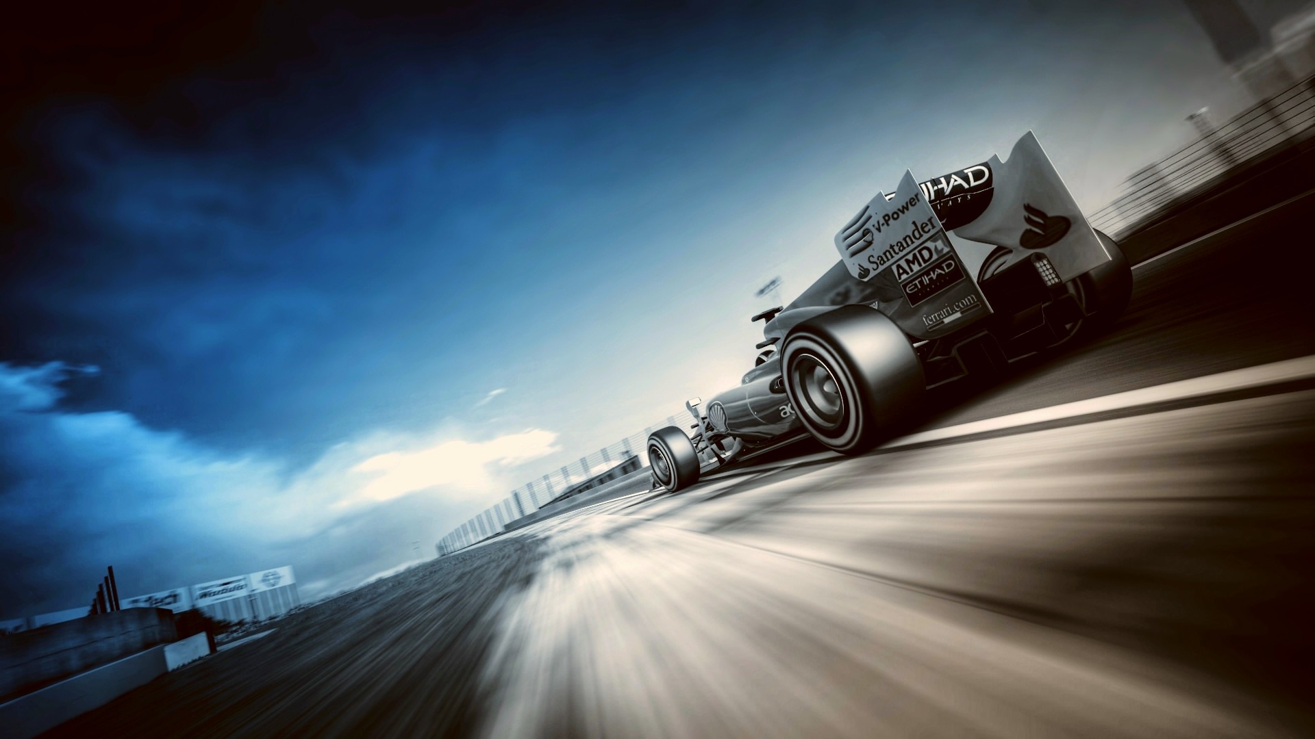 Auto Formula 1 in pista, 1920x1080 Full HD, Desktop