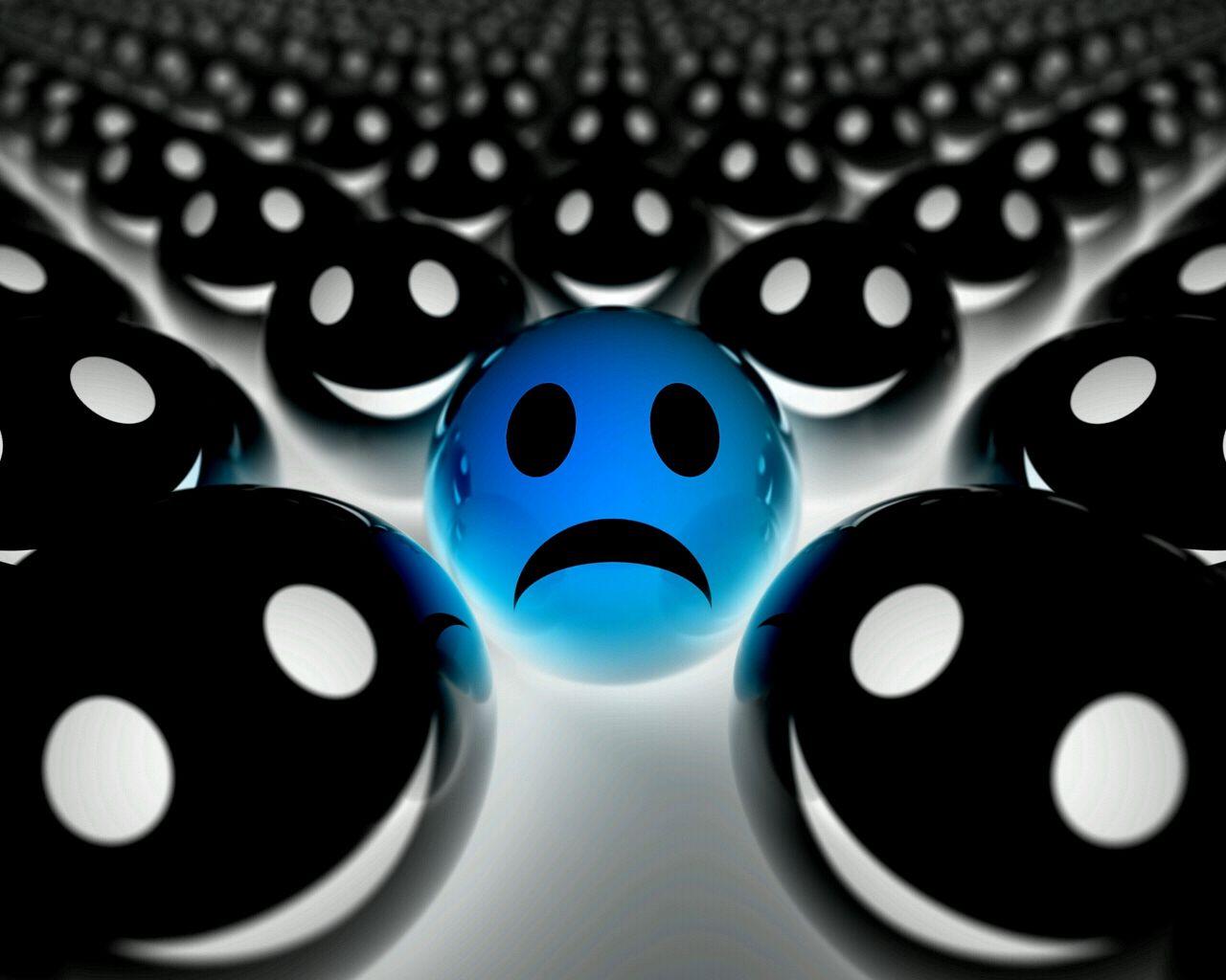 Sfera blu triste tra nere, 1280x1024 720p, Acer Nitro