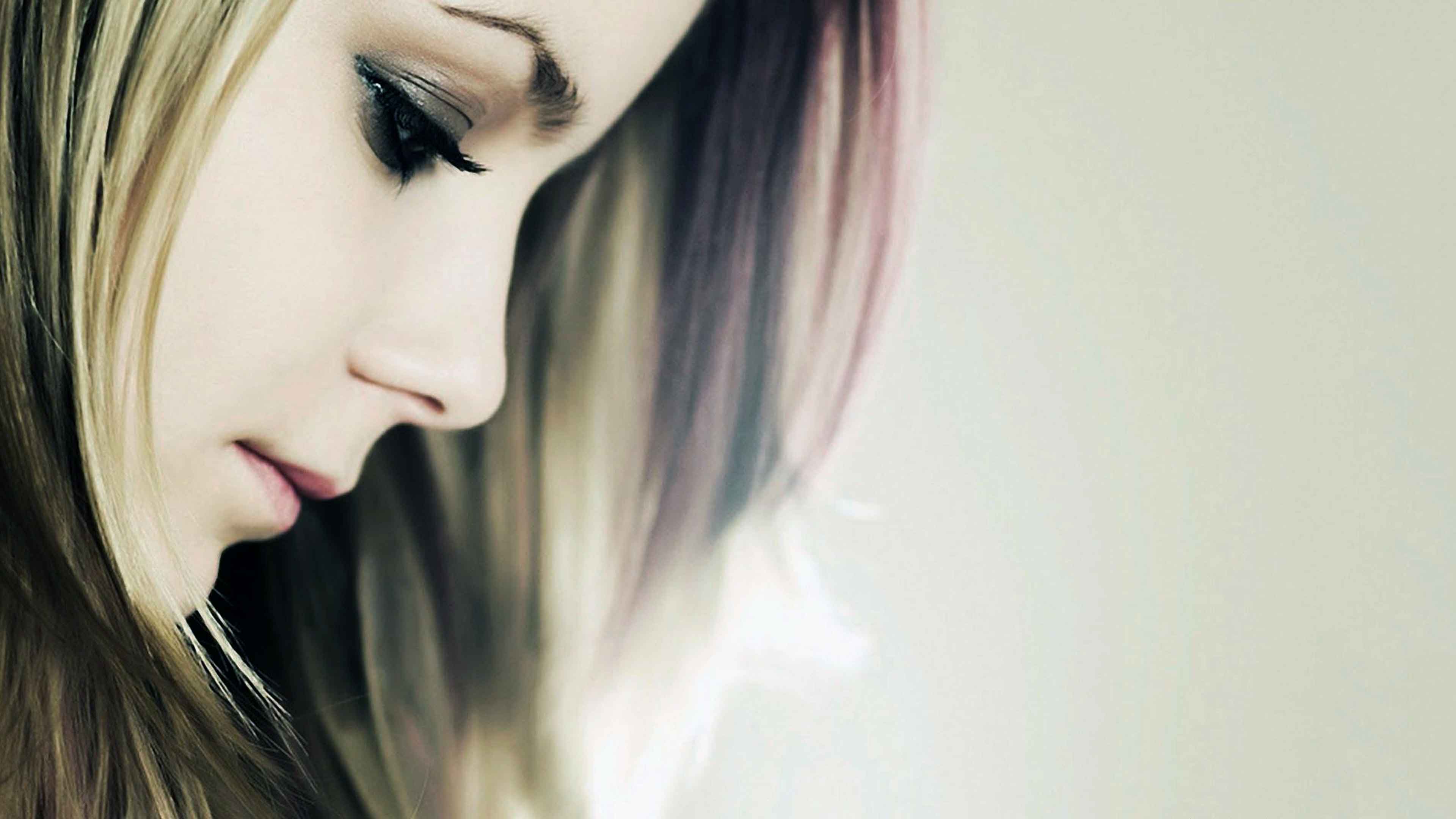 Faccia triste glitch art astratta, 1920x1080 Full HD 1080p, Desktop