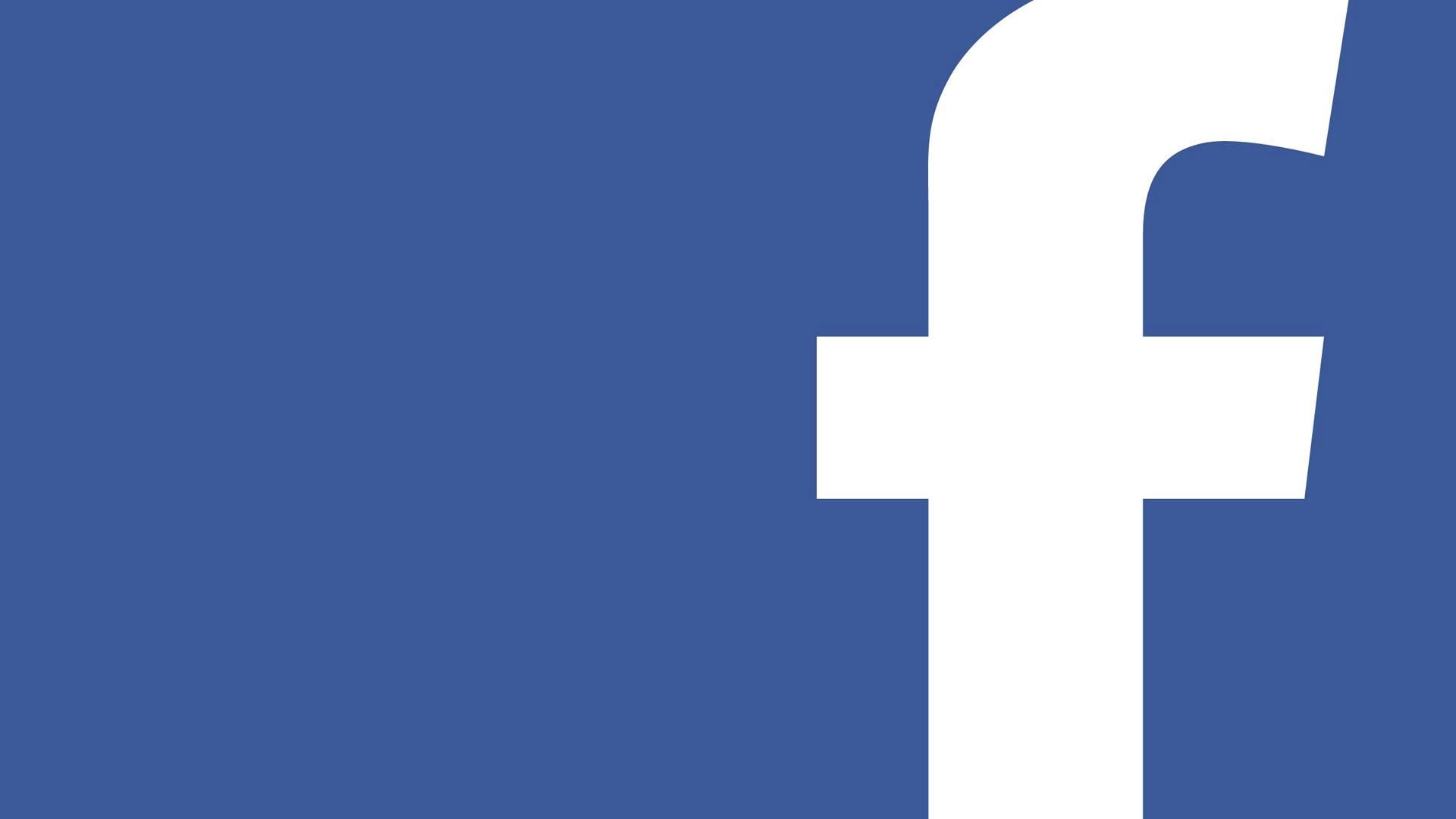 Logo Facebook con fumo blu, 1024x768 HD, PC Desktop