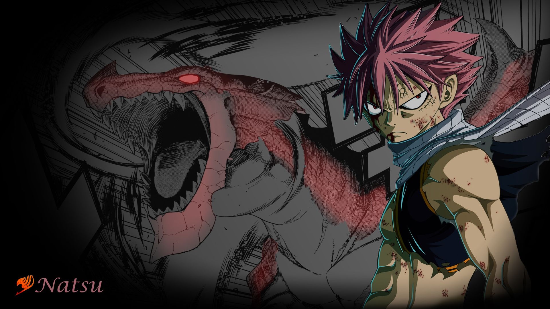 Natsu e Lucy Fairy Tail, 1680x1050 HD Ready, Acer Nitro