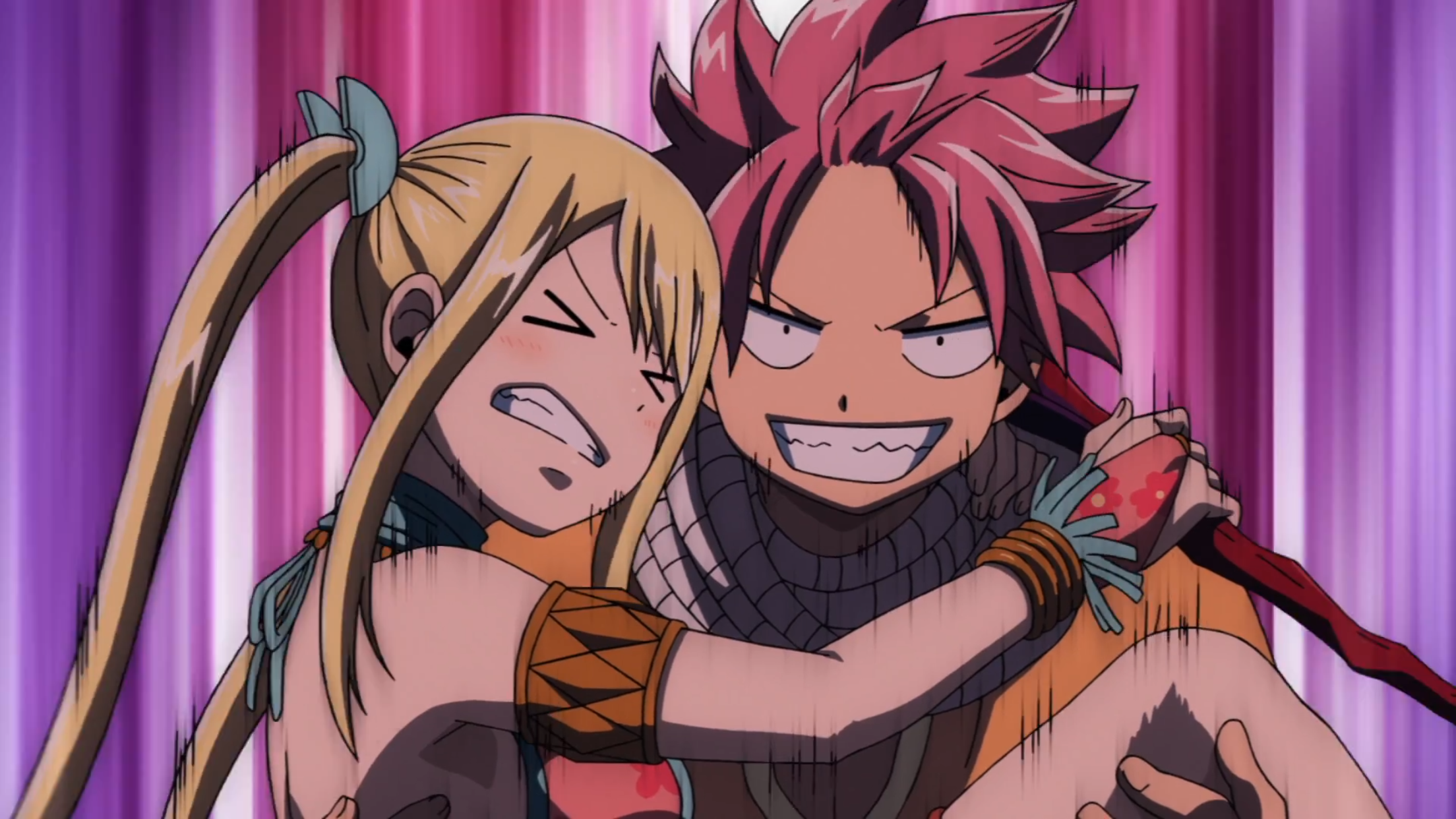 Personaggi Fairy Tail a strisce, 1280x800 720p, Laptop