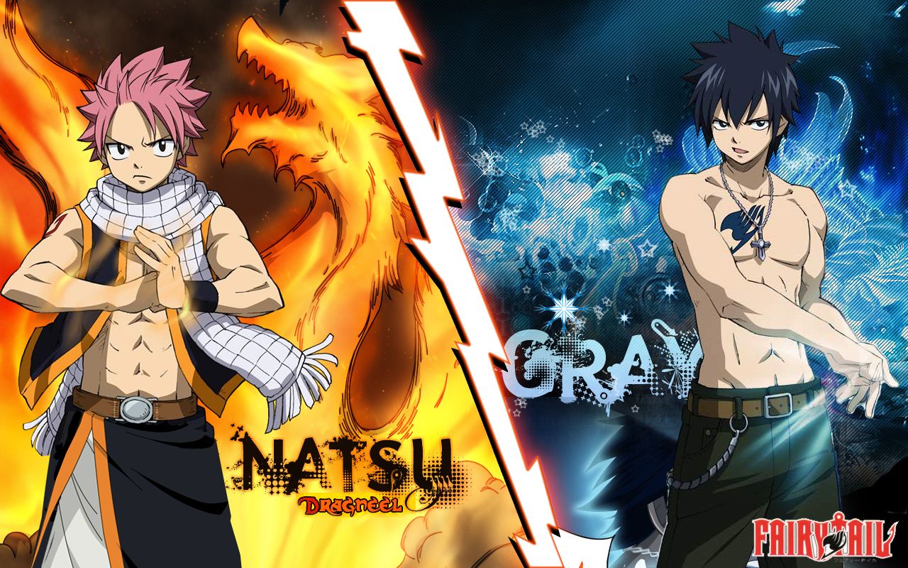 Natsu e Gray Fairy Tail, 1280x800 HD, Desktop