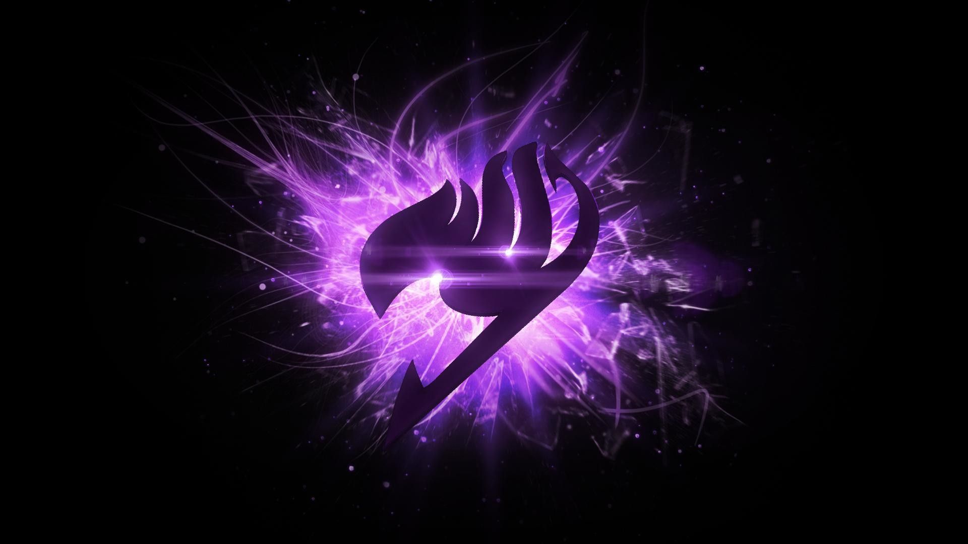 Logo Fairy Tail viola, 1920x1080 Full HD, PC