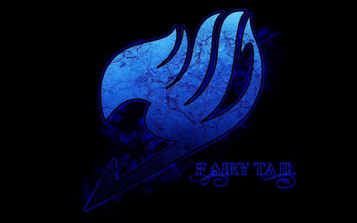Logo Fairy Tail blu, 1440x900 HD, MacBook Air