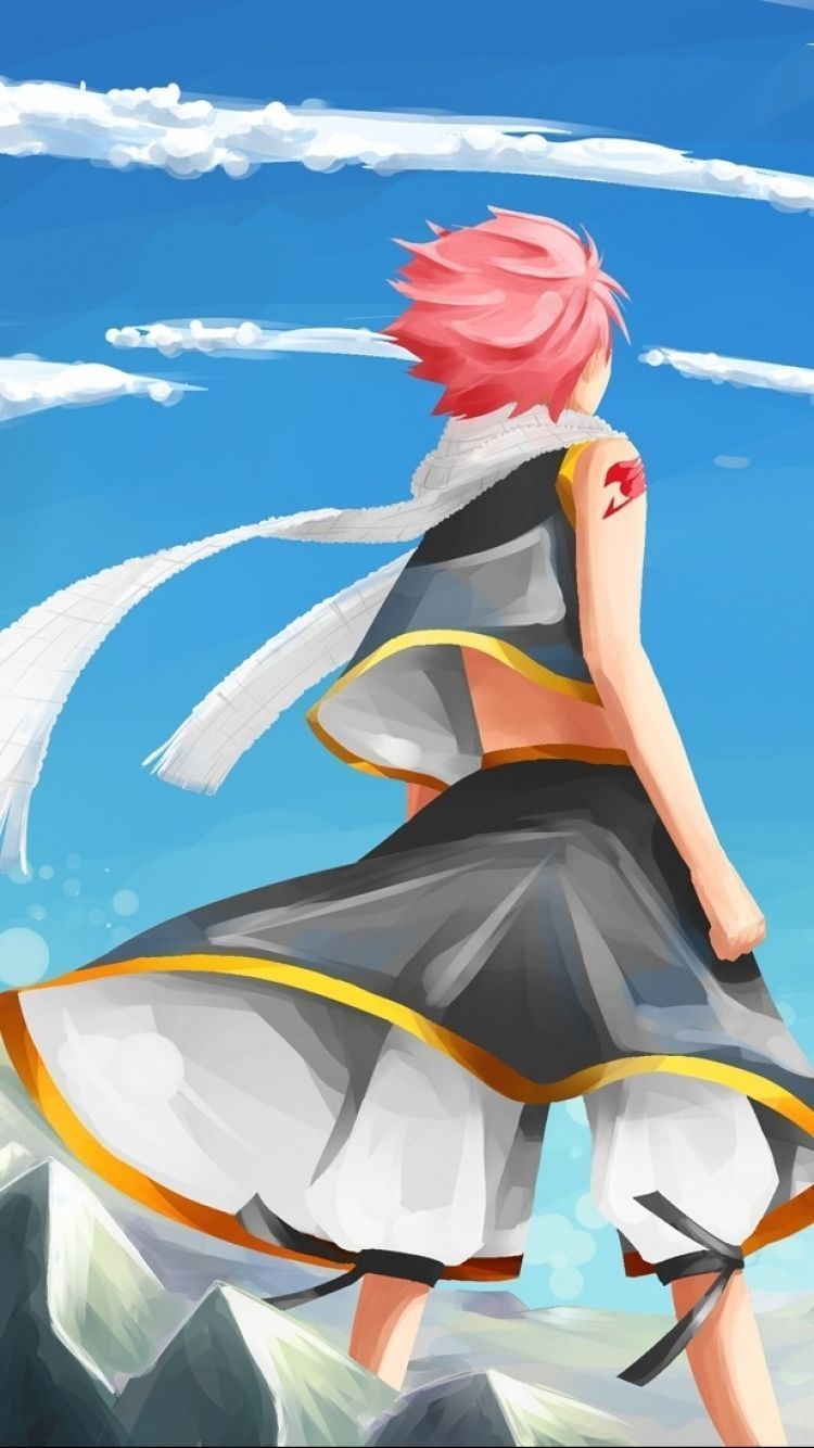 Natsu Dragneel, Fairy Tail, 750x1334 Full HD Verticale, iPhone