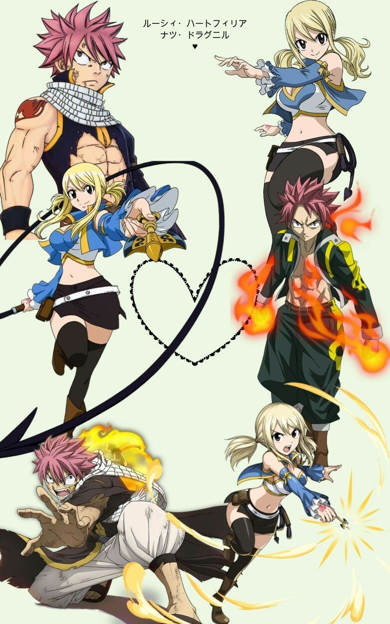 Natsu Dragneel Fairy Tail collage, 1418x1000 720p, PC