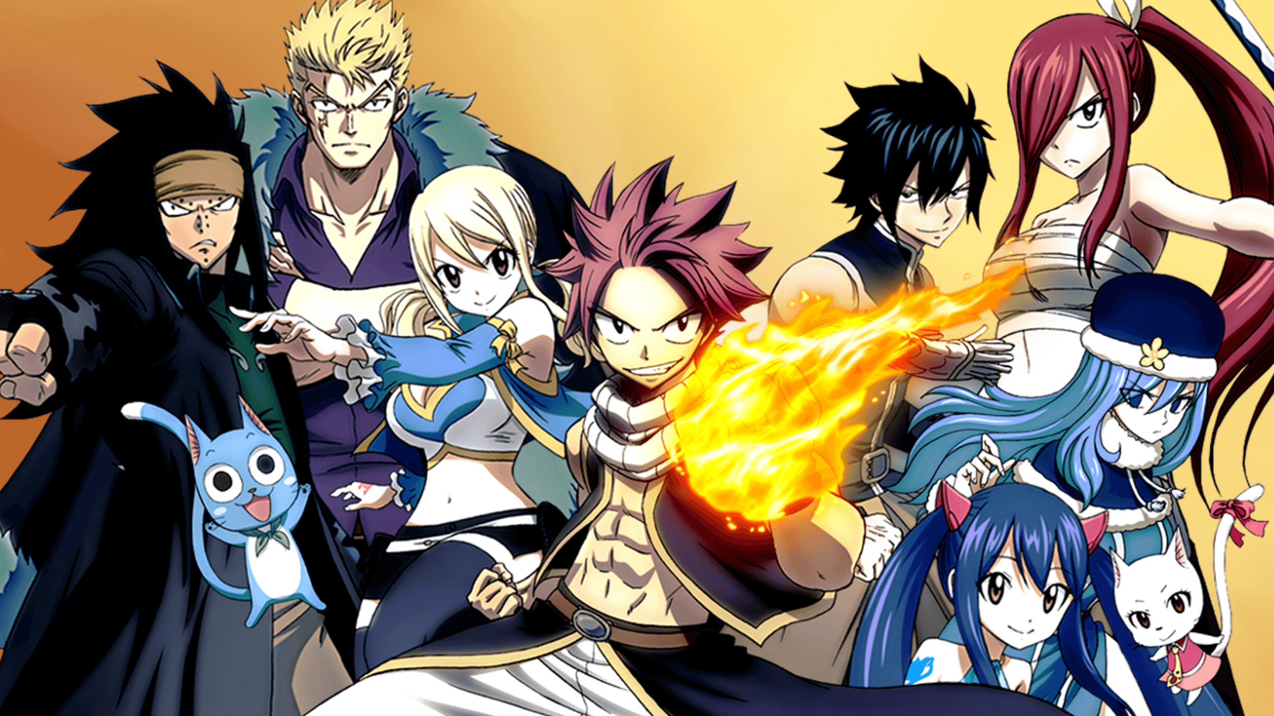 Personaggi Fairy Tail gruppo, 2560x1440 2K QHD, PC