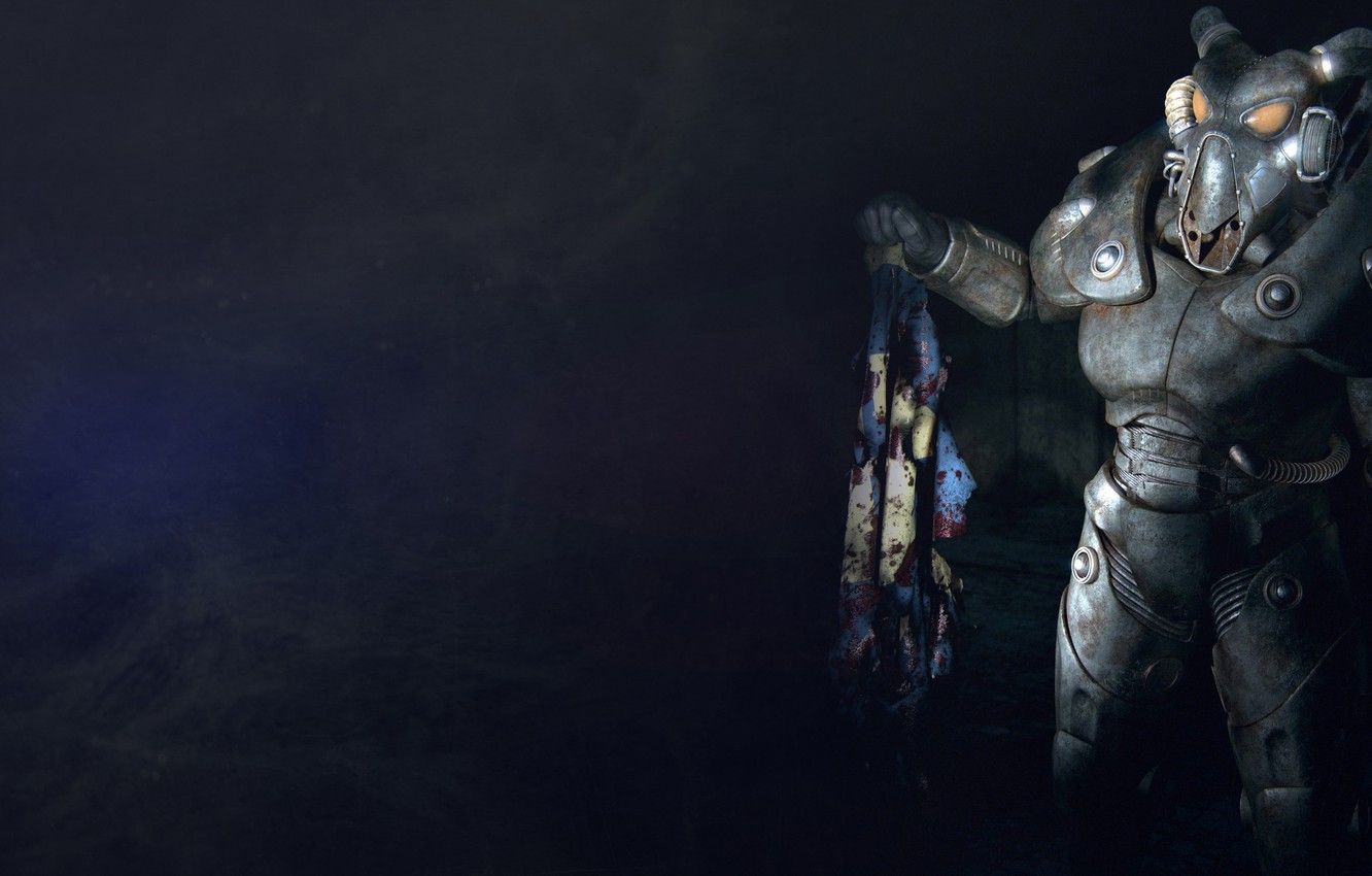 Enclave Power Armor Fallout, 1332x850 720p, PC